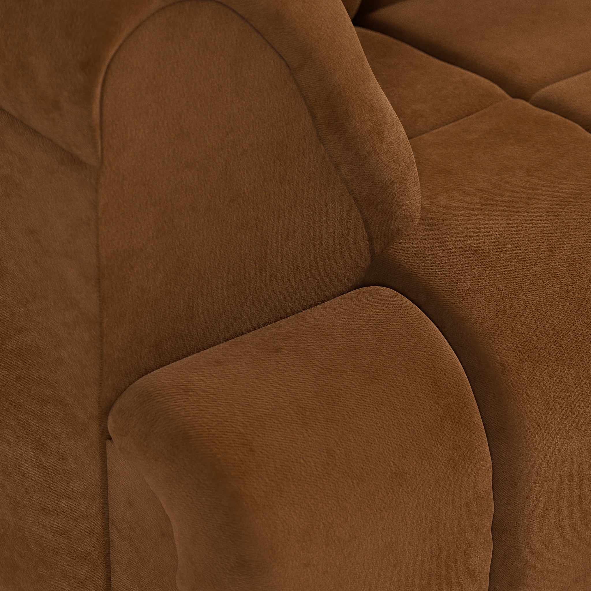 Wave Couch - Element Left High Arm