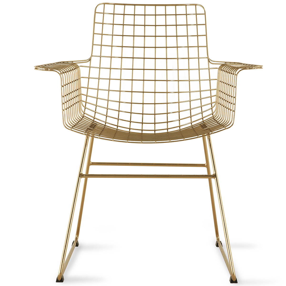 Wire Chair with Armrest