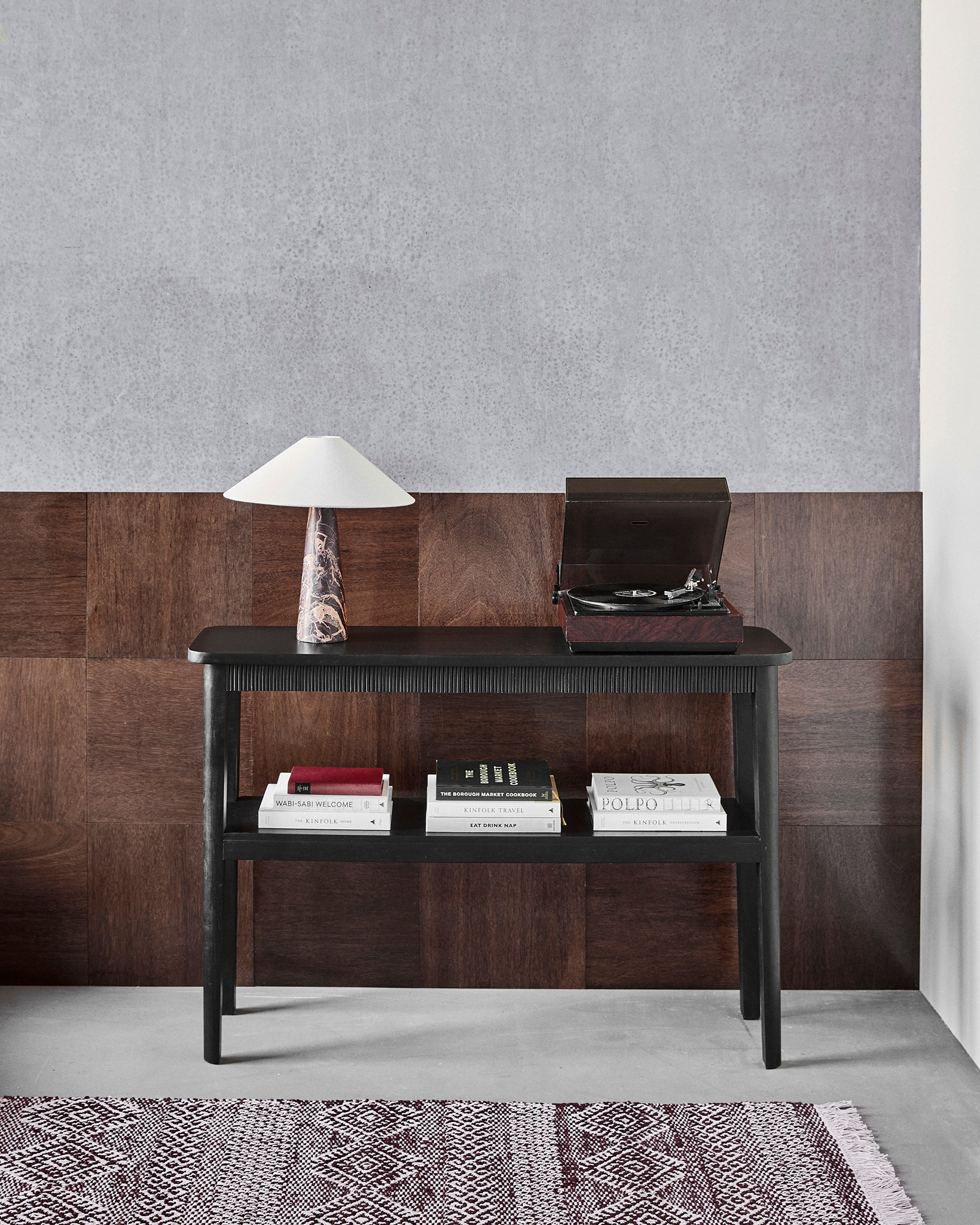 Balance Black Console Table