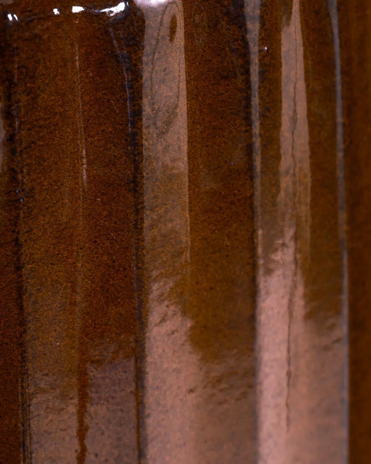 Groove Brown Large Planter (2/Set)