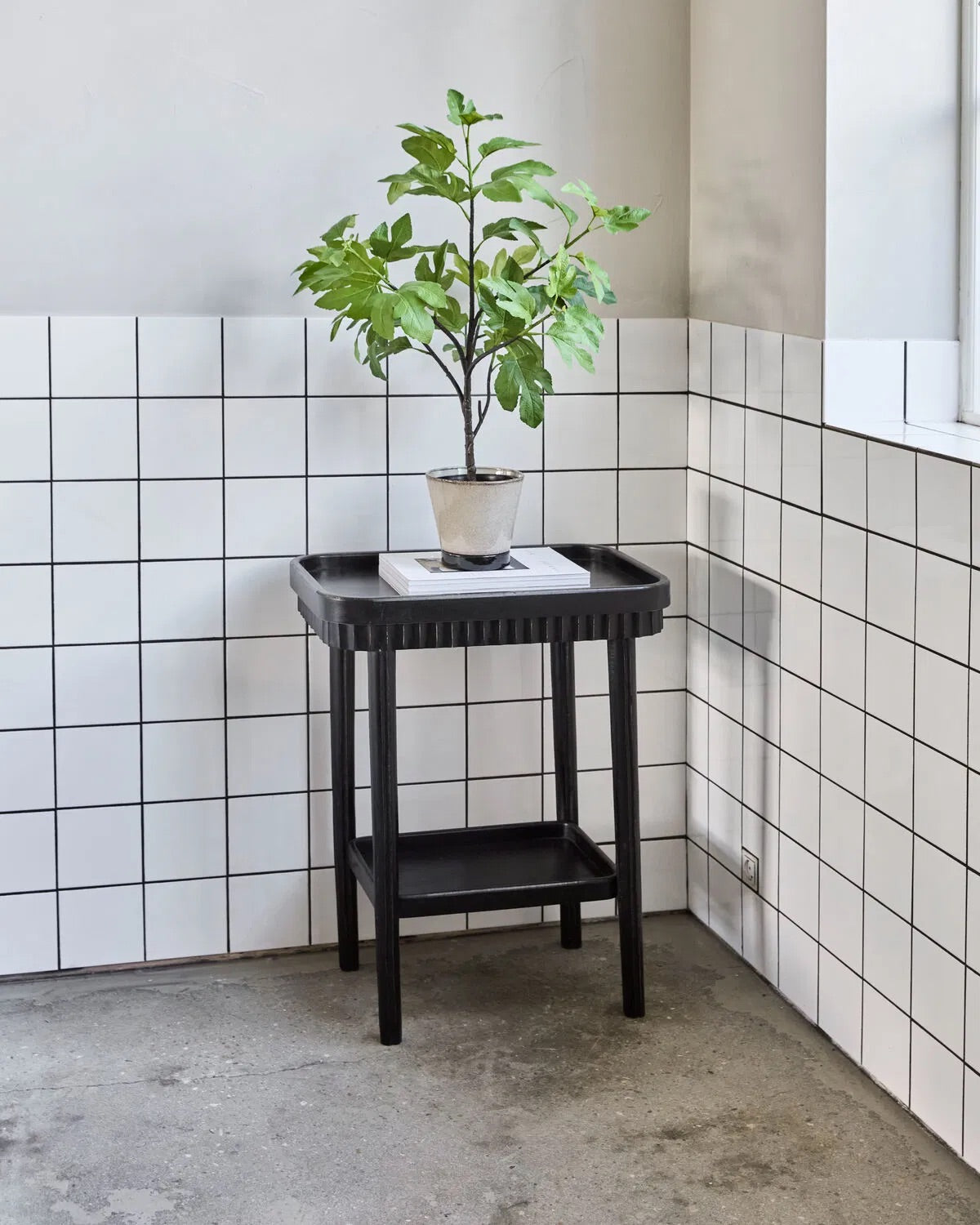 Mesa Black Console Table