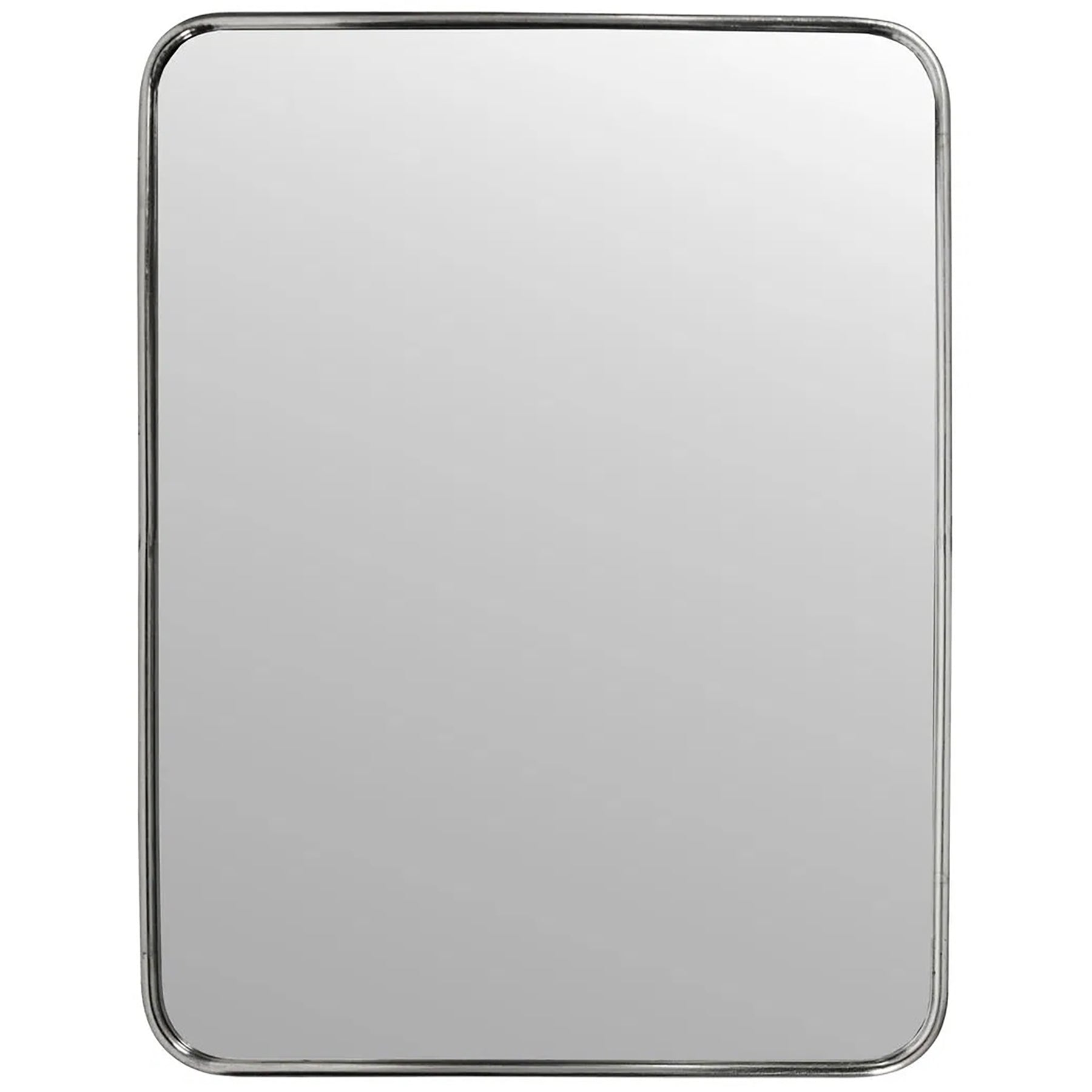Mirror Brushed Silver Mirror
