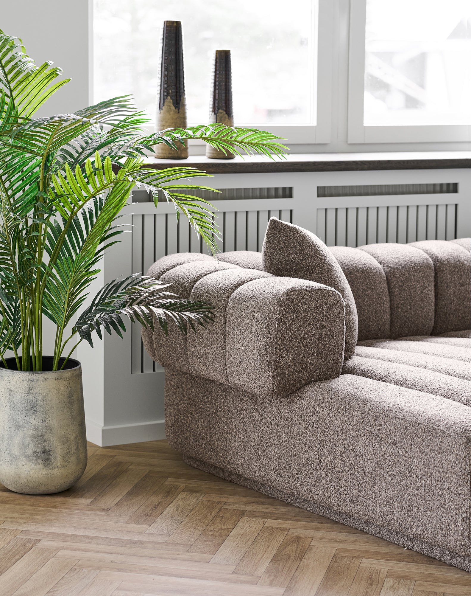 Aurora Brown Lounge Sofa