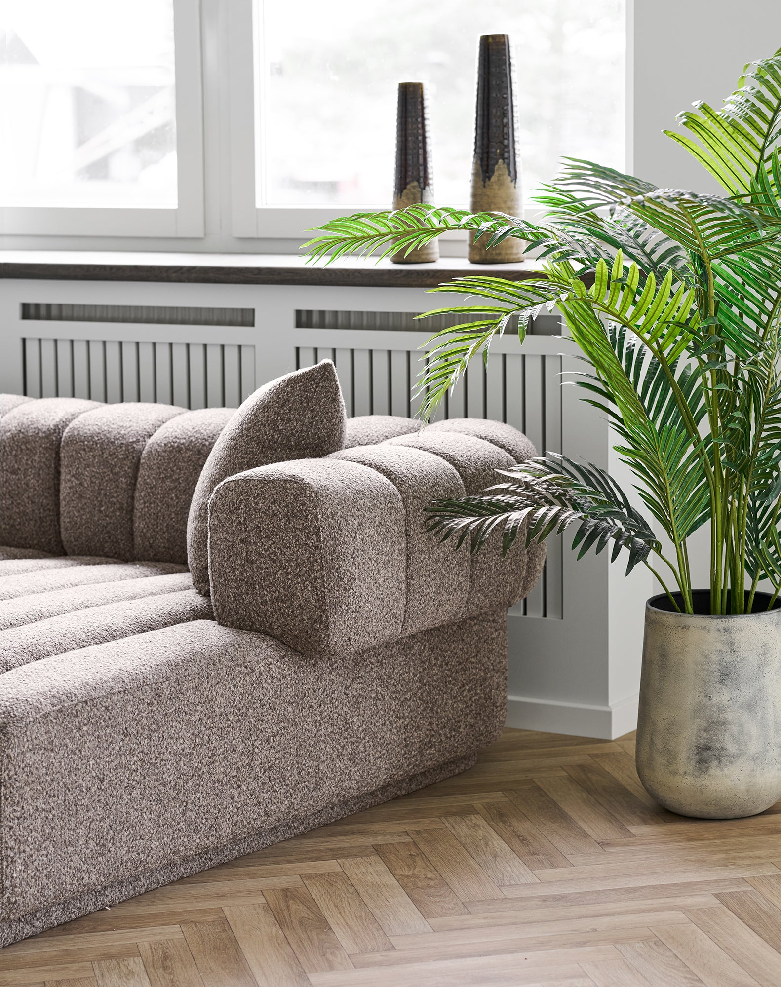 Aurora Brown Lounge Sofa