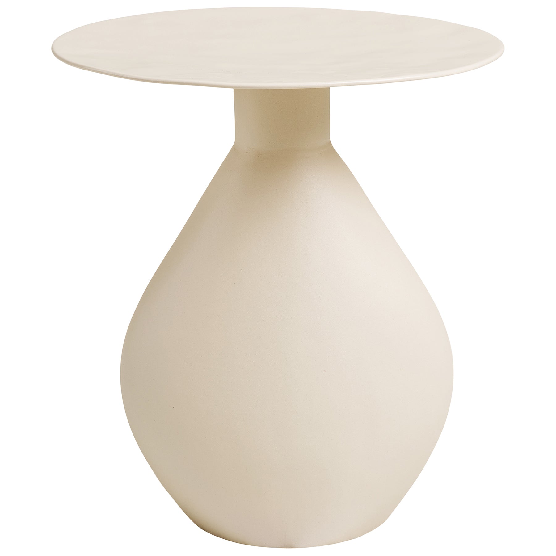 Calais Off White Side Table
