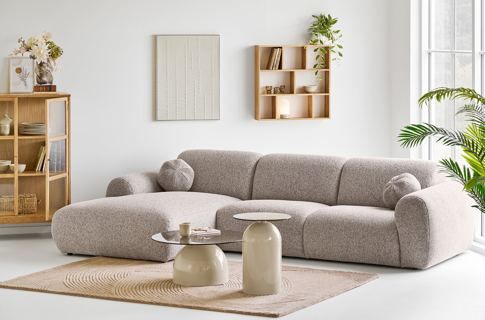 Clyde Stone Grey Lounge Sofa