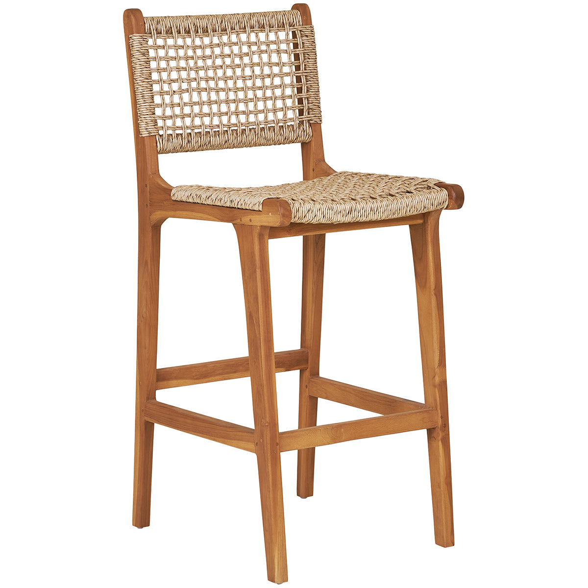 Derby Teak Wood Counter Chair