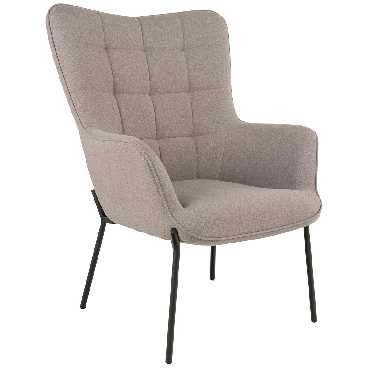 Glasgow Stone Lounge Chair with Footrest