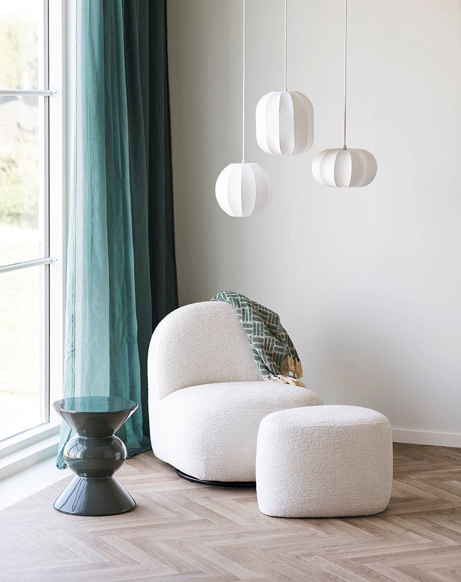 Hilo Chenille Pouf