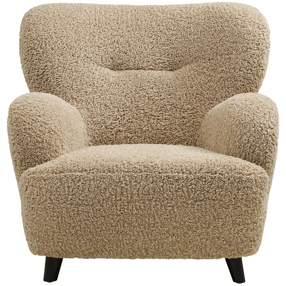 Lunaro Light Brown Lounge Chair (Display)