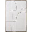 Madeline White Relief Wall Decoration