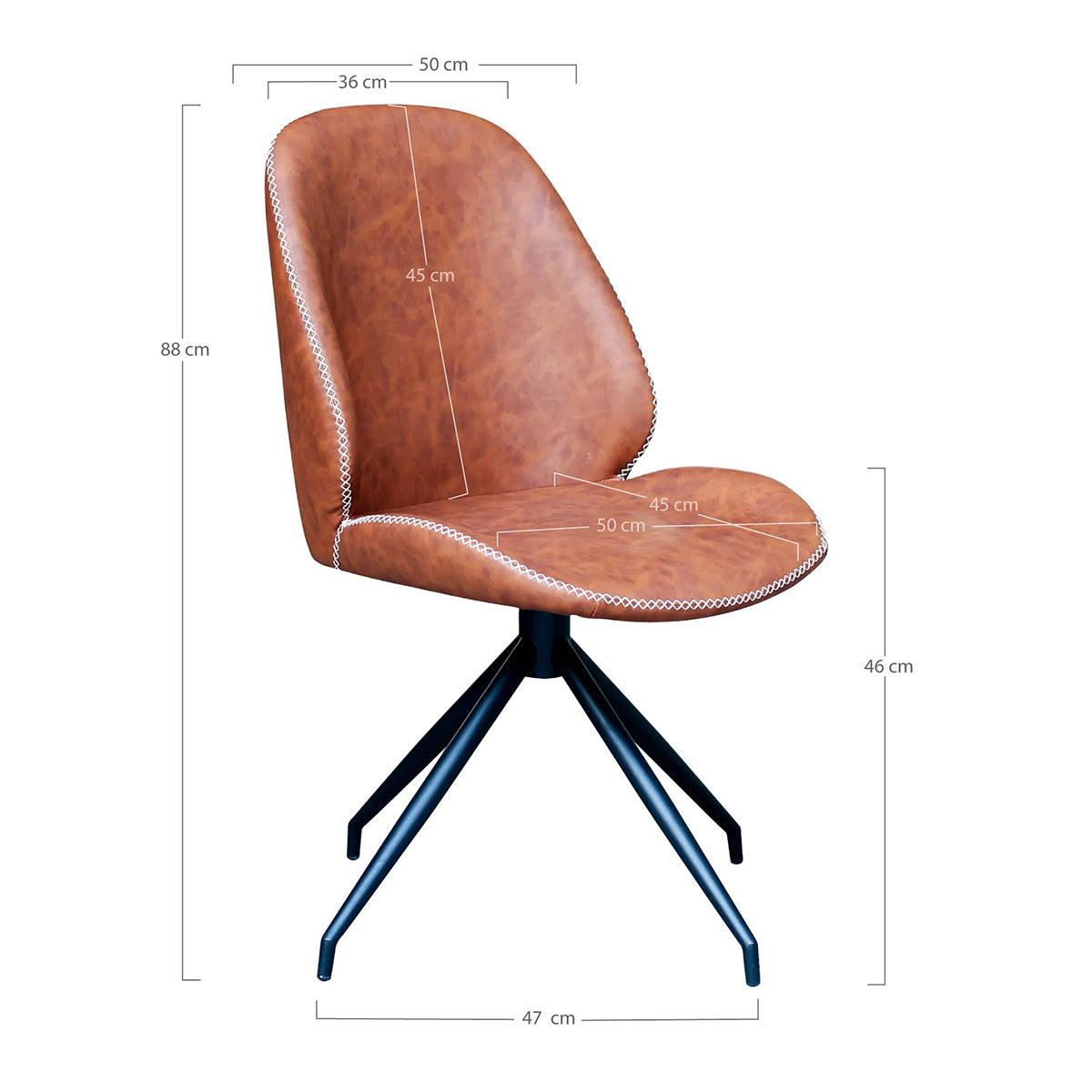 Monte Carlo Swivel Dining Chair