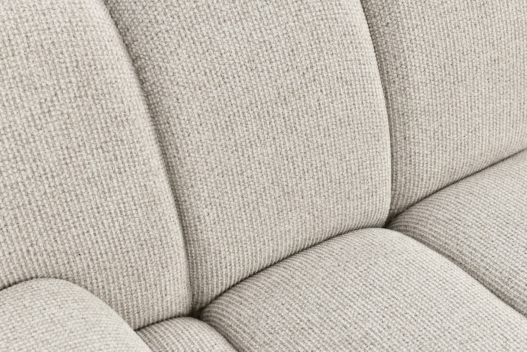Taza Sand 2.5 Seater Modular Sofa with Pouf
