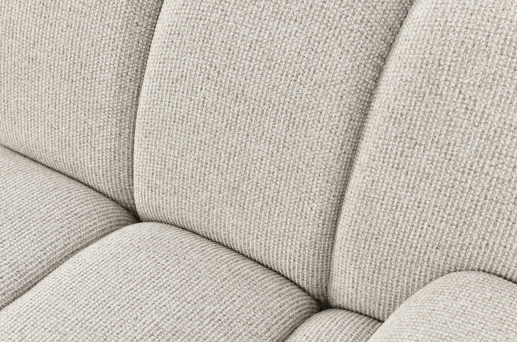 Taza Sand 2.5 Seater Modular Sofa with Pouf