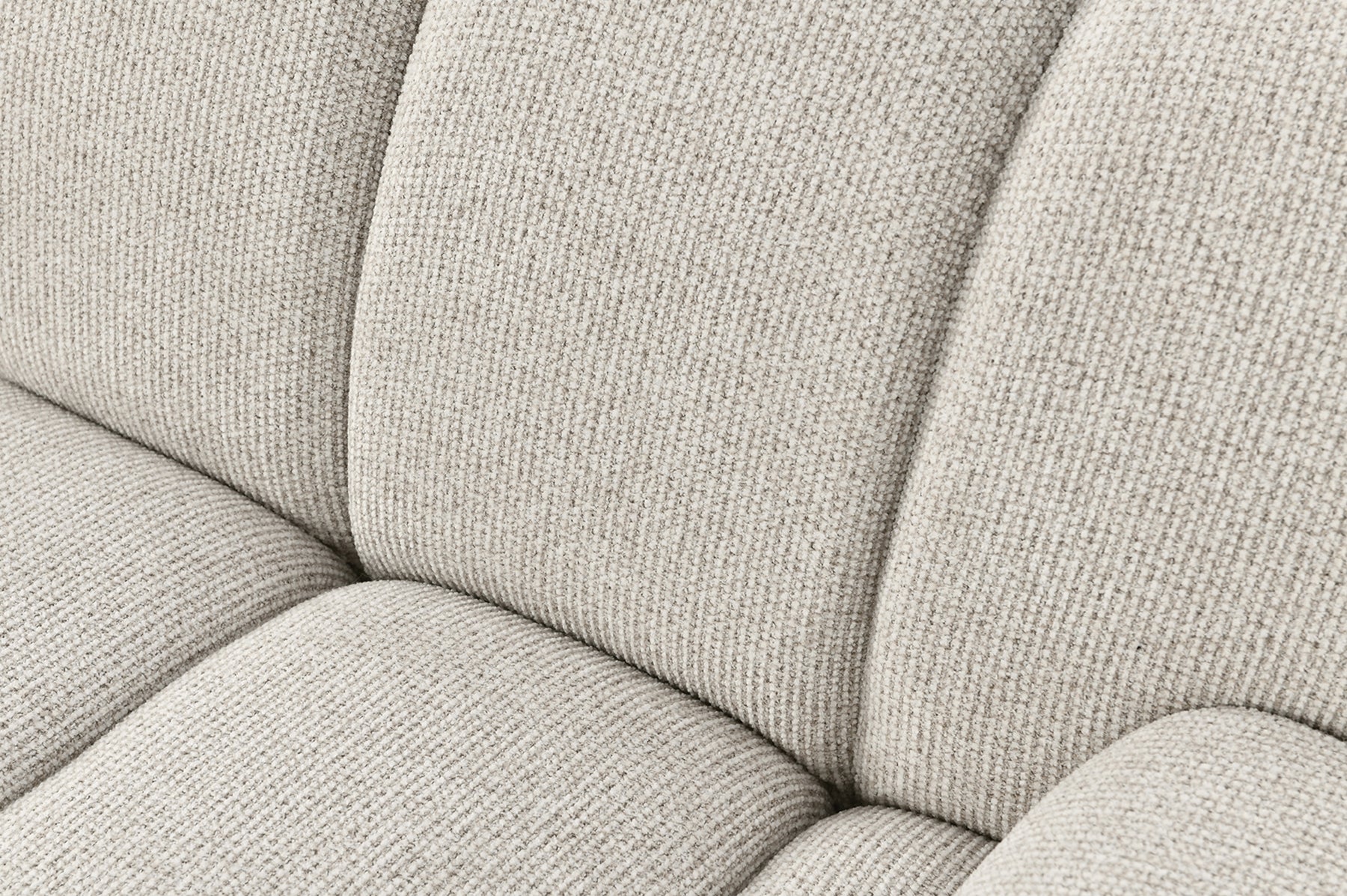 Taza Sand 3.5 Seater Modular Sofa with Pouf