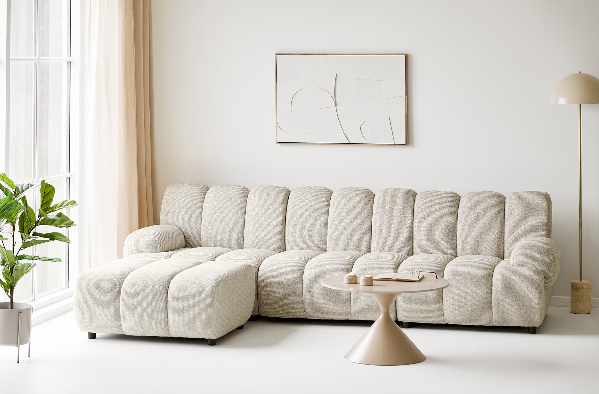Taza Sand Center Modular Sofa