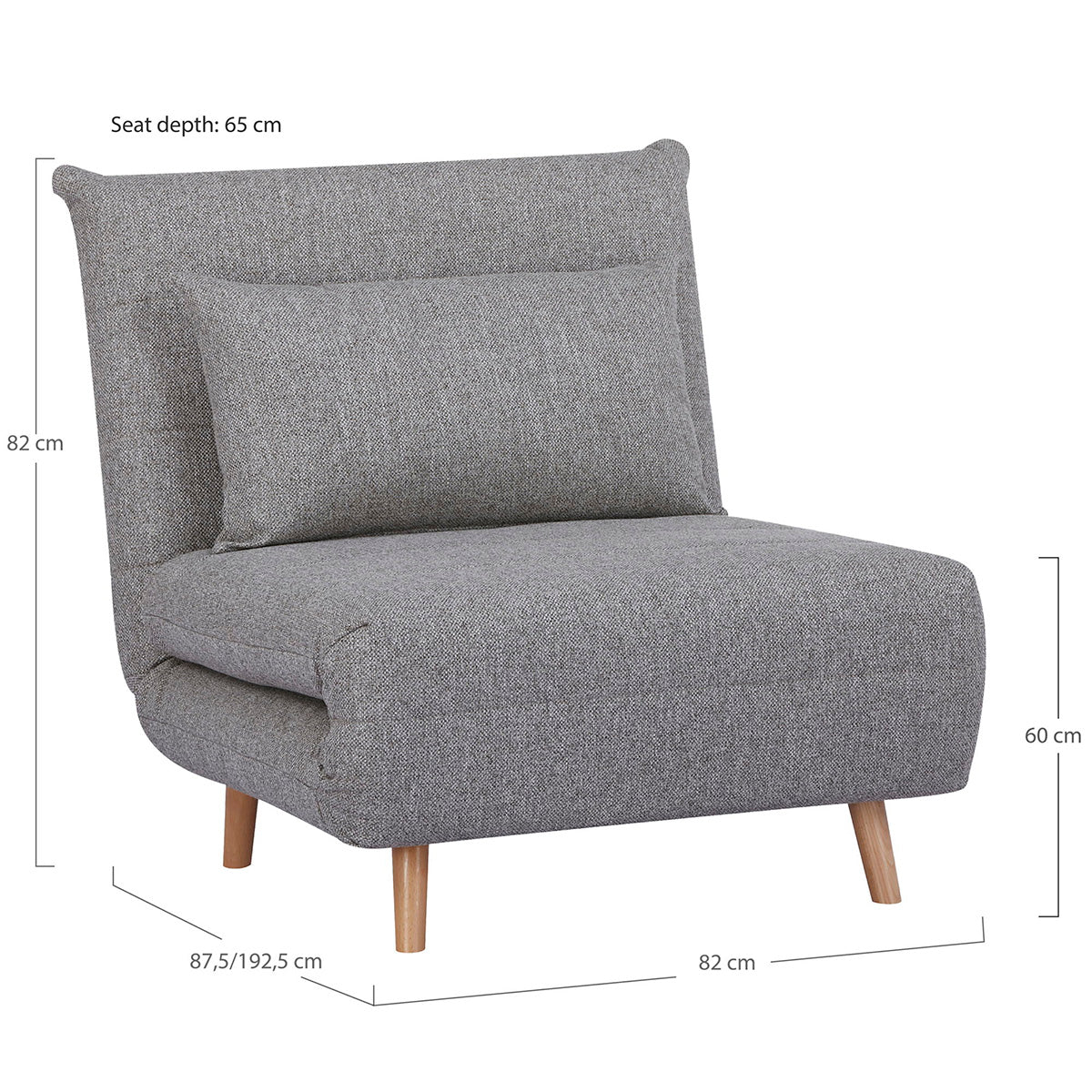 Marlow Grey Sofa Bed - WOO .Design