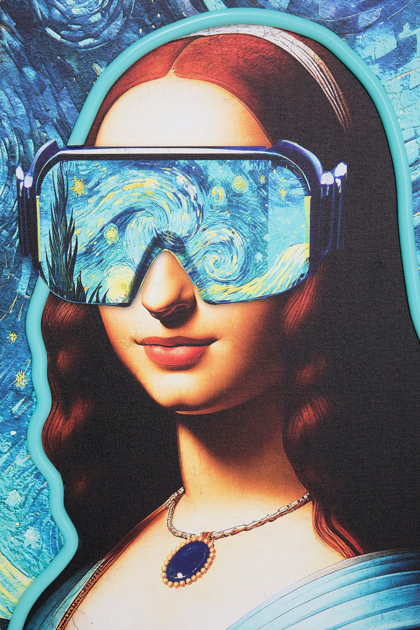 Art Lady LED Framed Picture