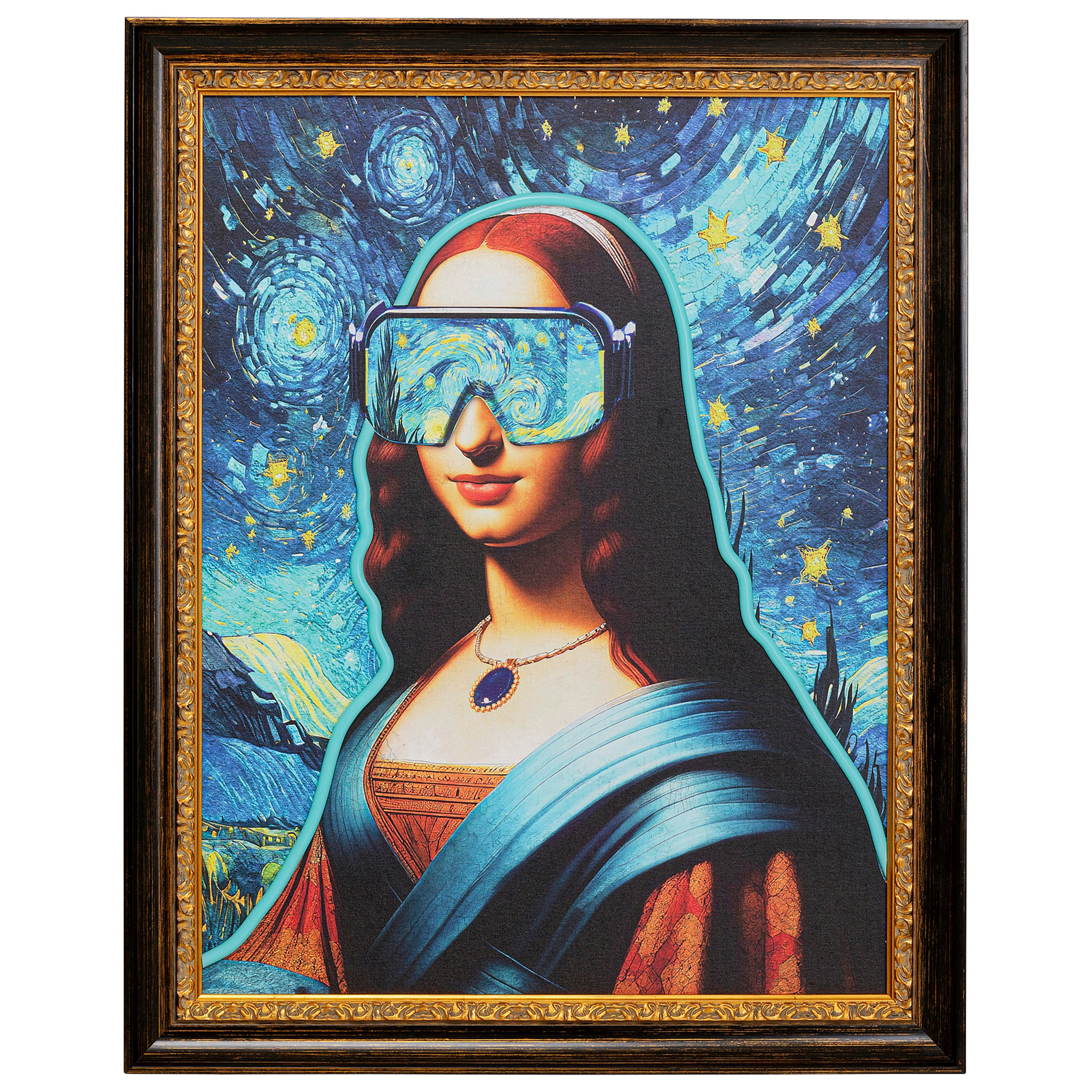 Art Lady LED Framed Picture