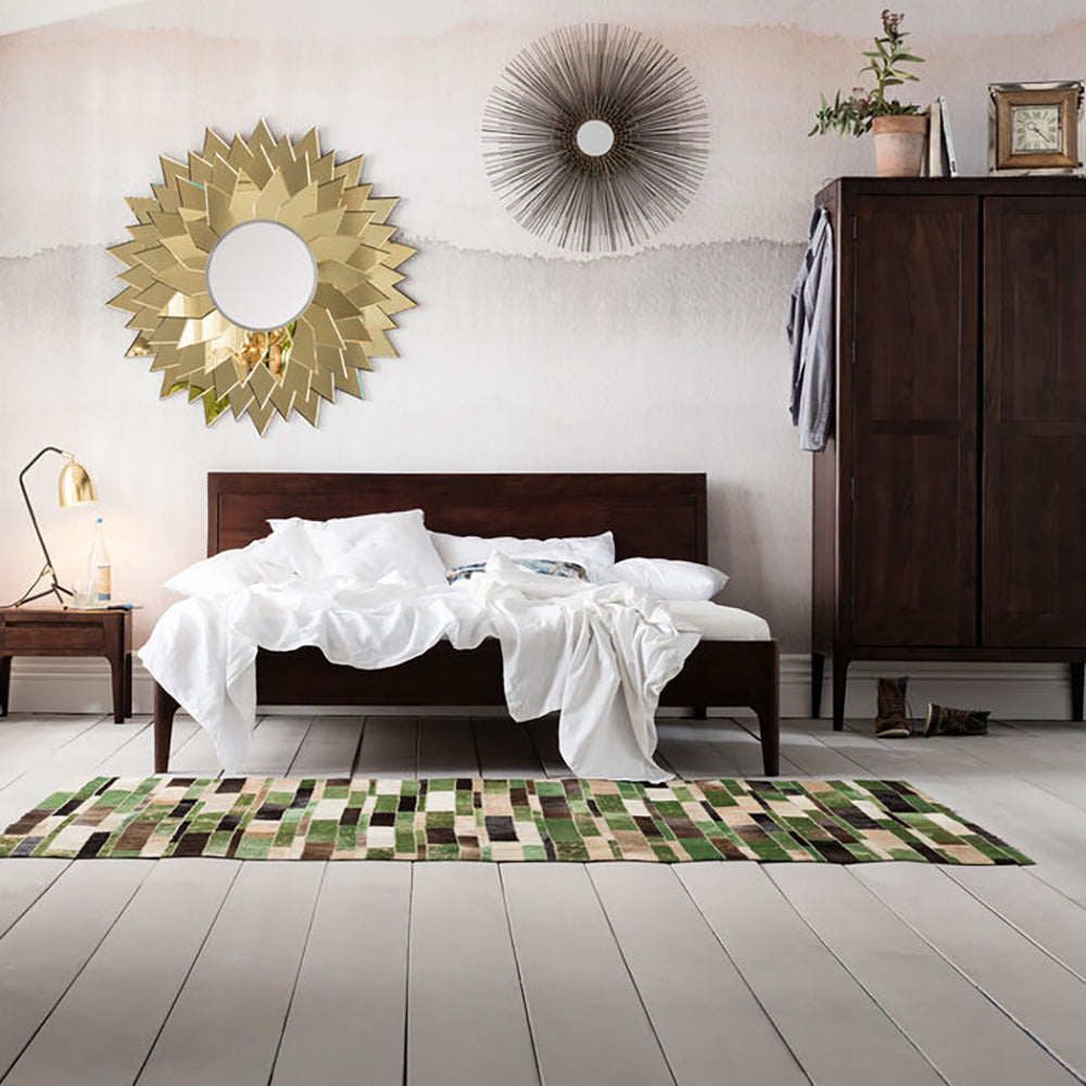 Brooklyn Walnut Sheesham Wood Bed