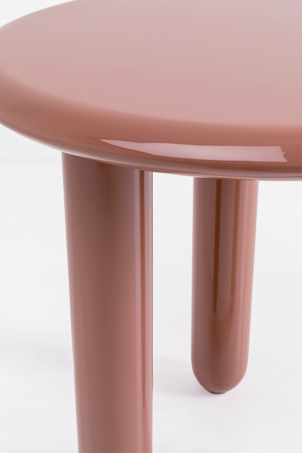 Eliano Mocha Brown Side Table