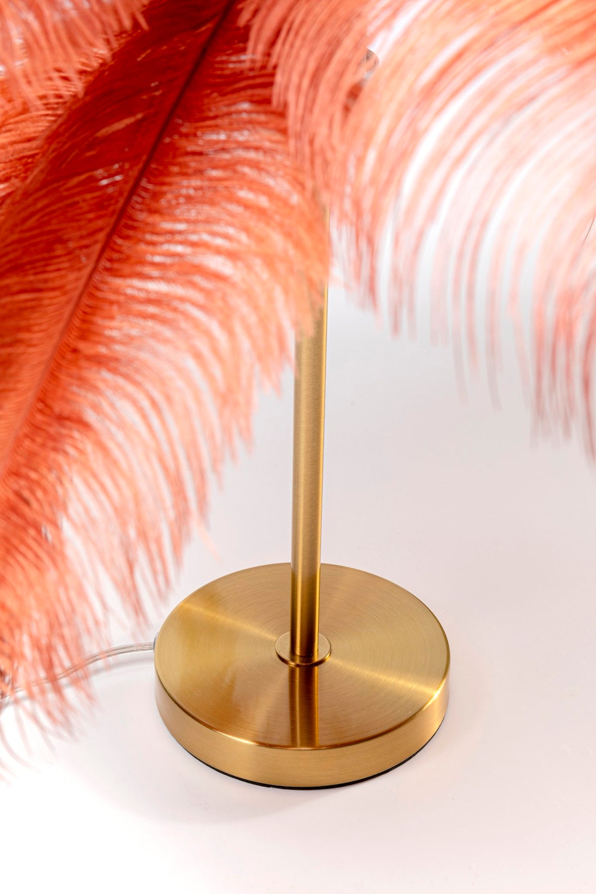 Feather Palm Table Lamp
