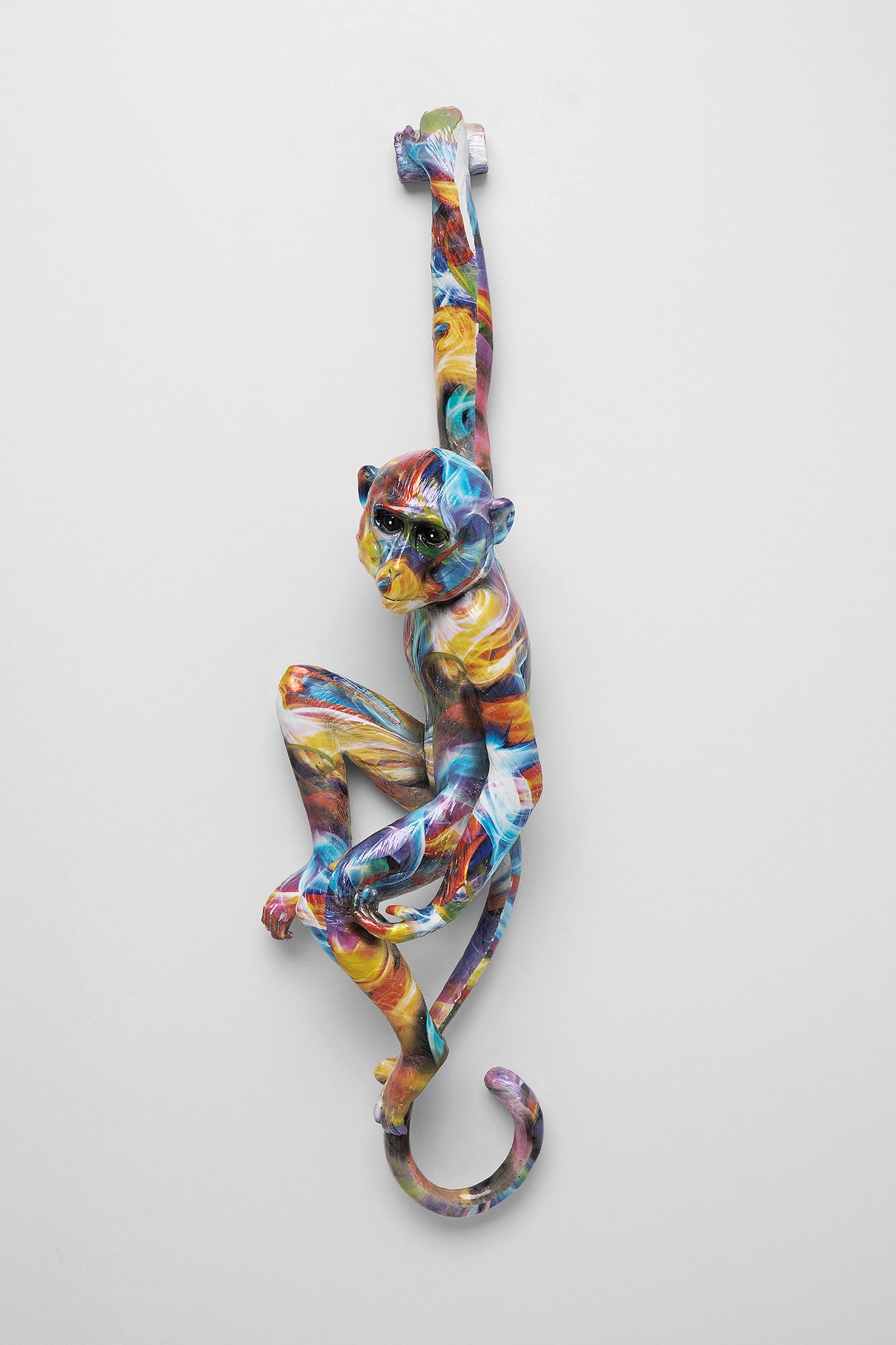Hanging Ape Colorful Wall Object