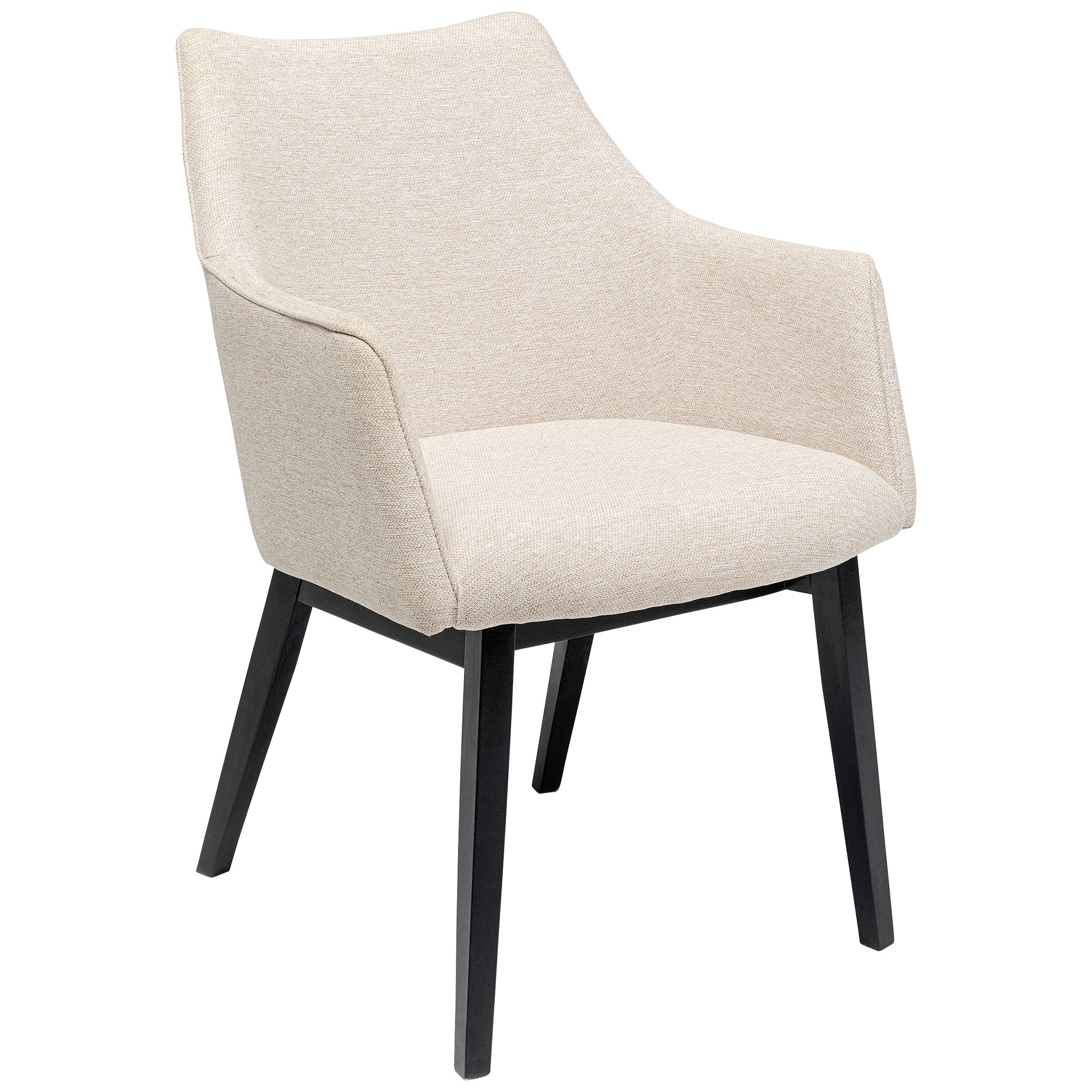 Modino Cream Chair with Armrest