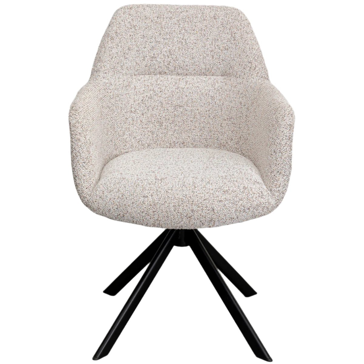 Olivia White Swivel Chair