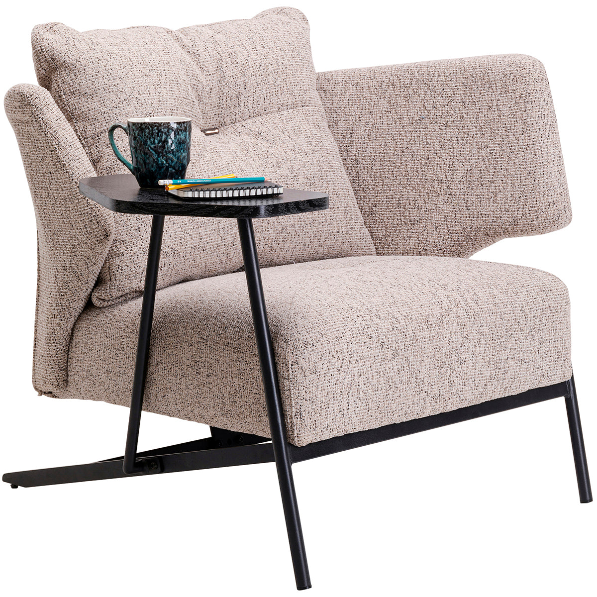 Taylor Beige Tray Armchair