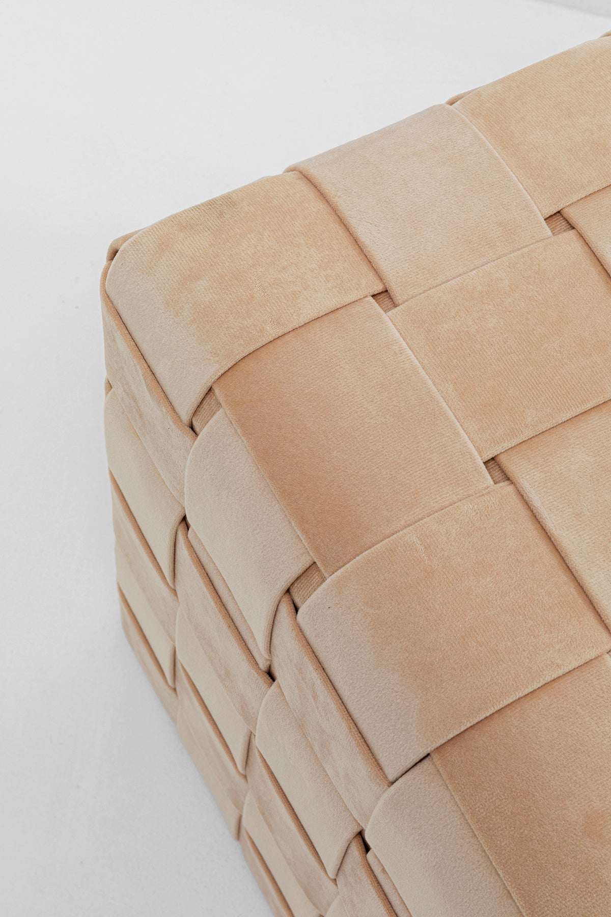 Weave Beige Stool (2/Set)