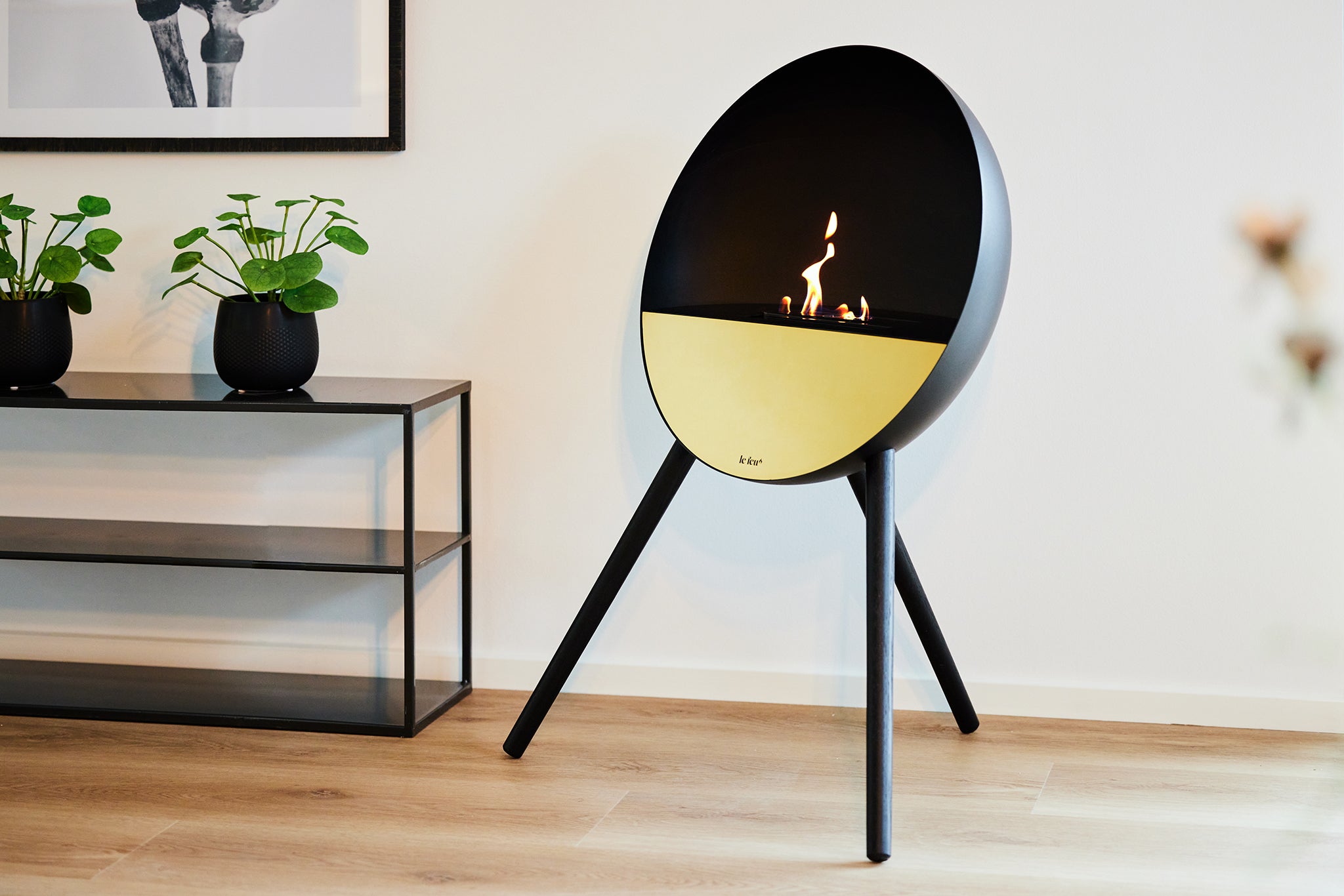 Eye Black Bio Fireplace