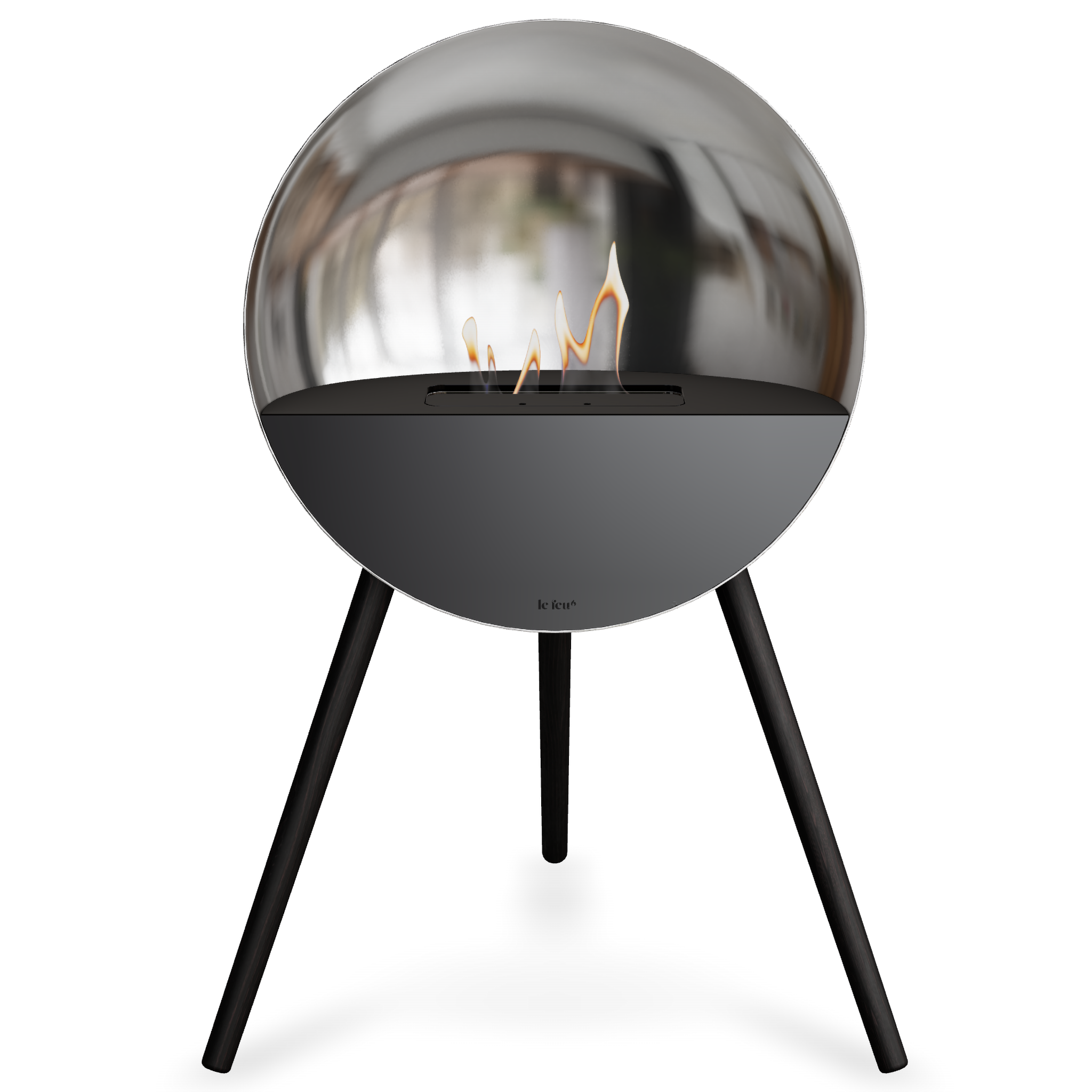 Eye Silver Bio Fireplace