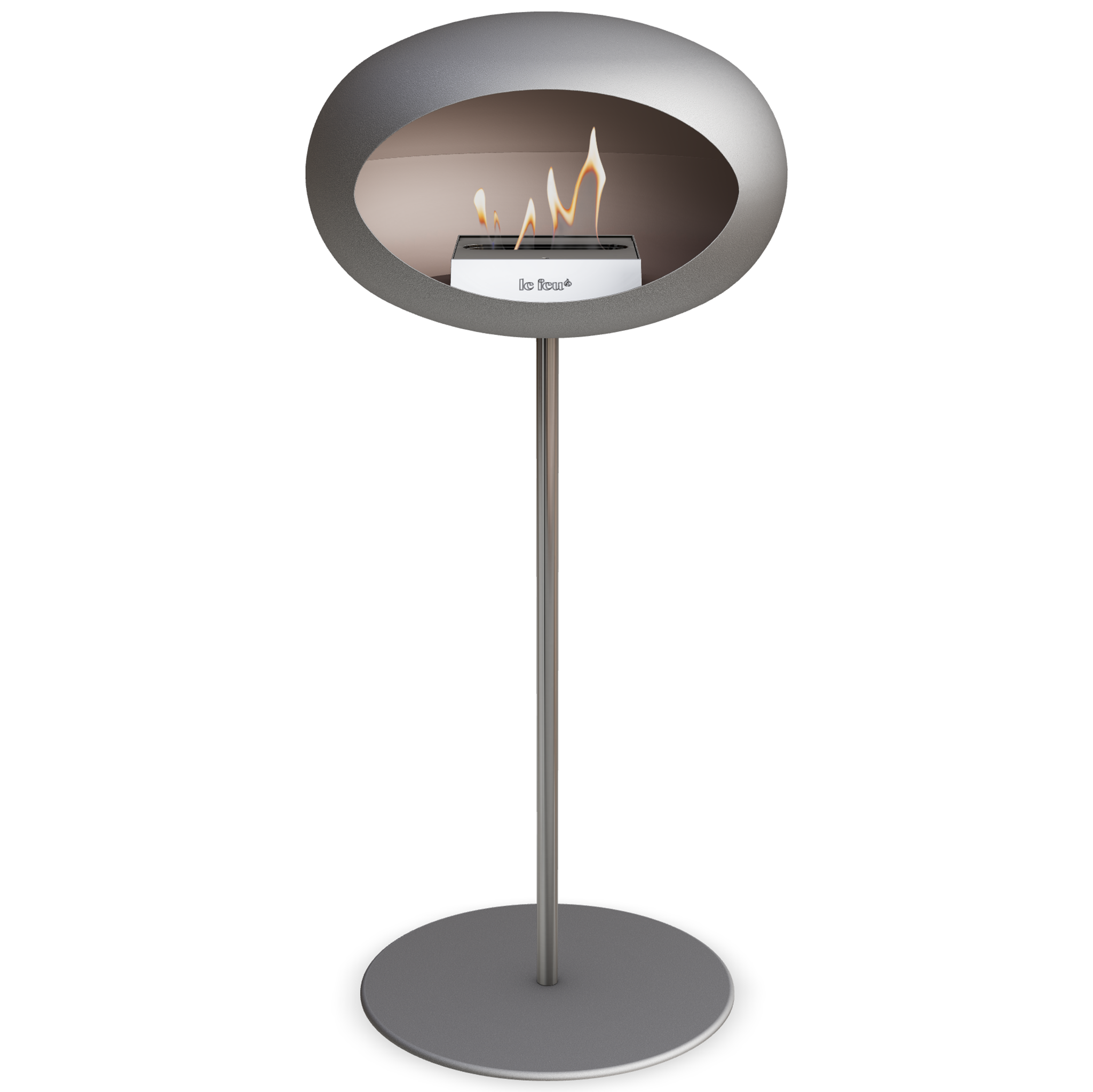 Ground Steel High Nickel Bio Fireplace