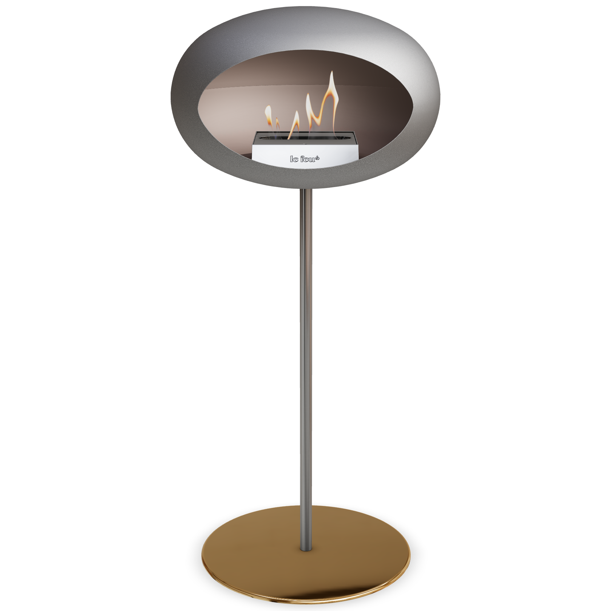 Ground Steel High Nickel Bio Fireplace