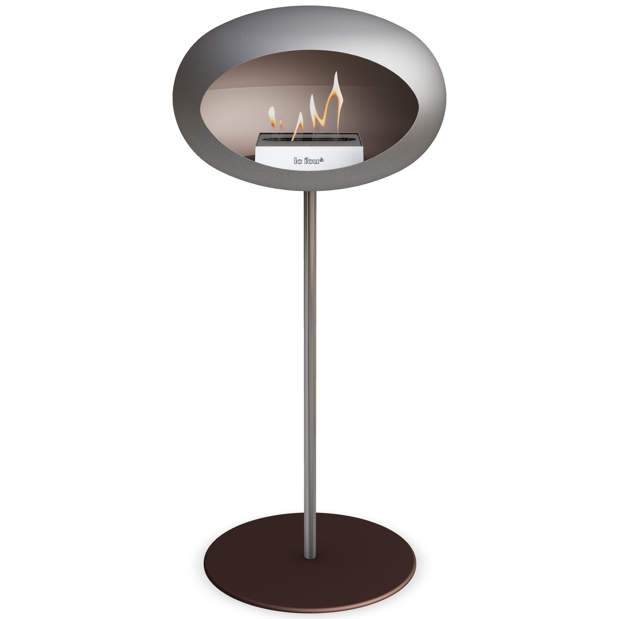 Ground Steel High Nickel Bio Fireplace