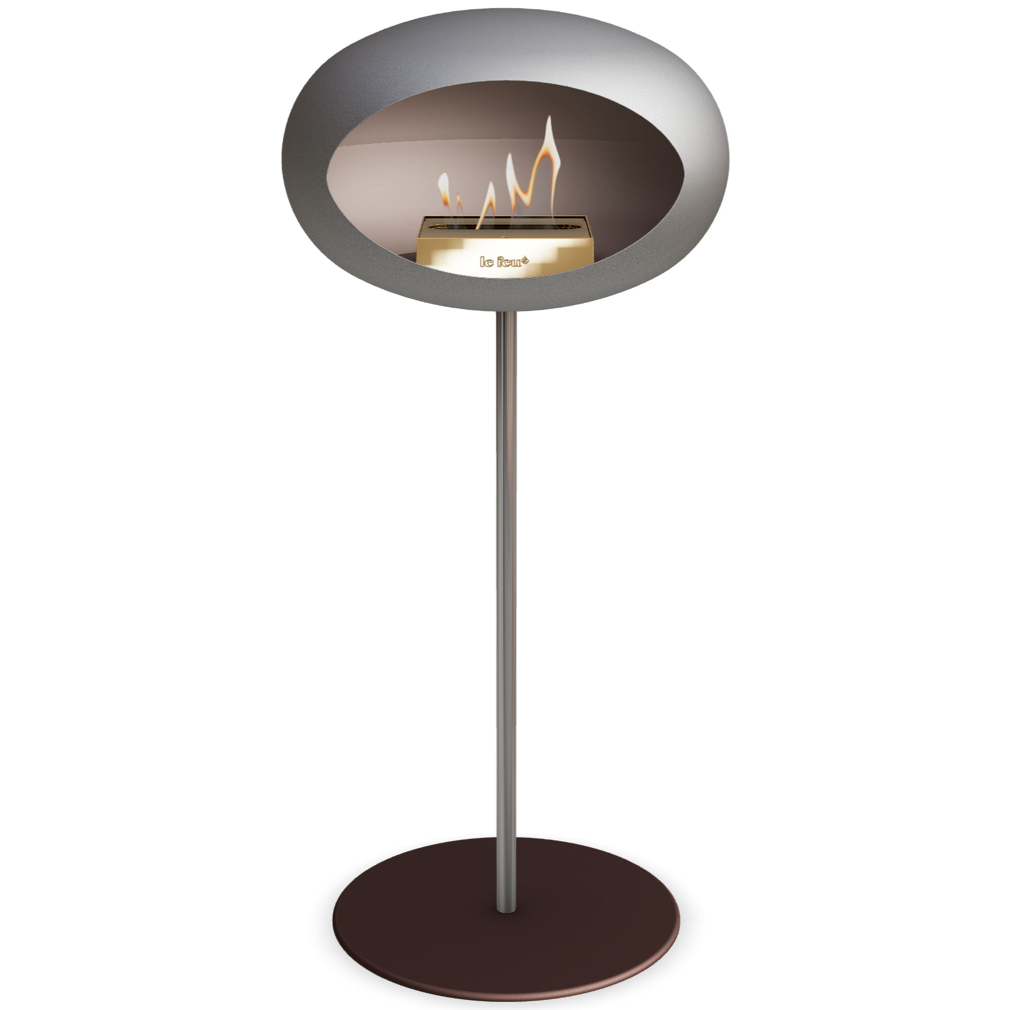 Ground Steel High Nickel Bio Fireplace