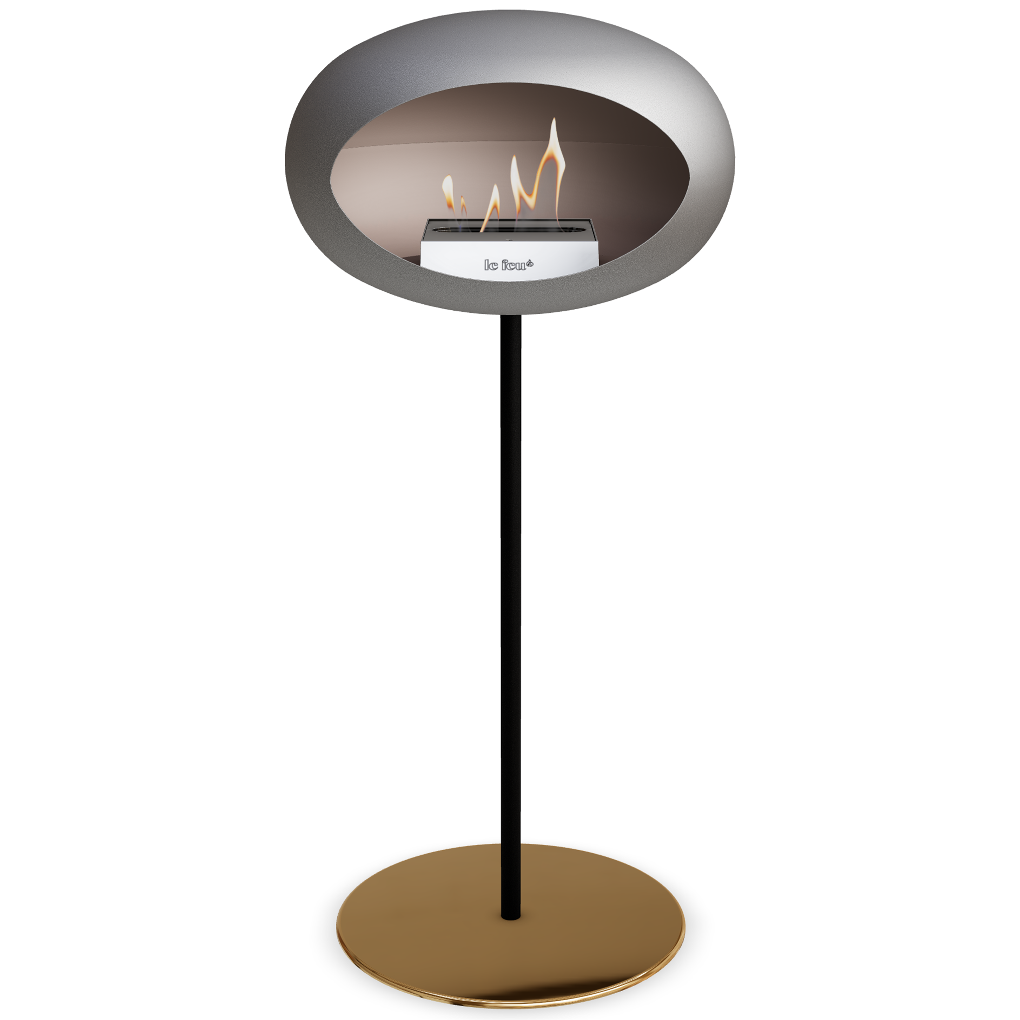 Ground Steel High Nickel Bio Fireplace