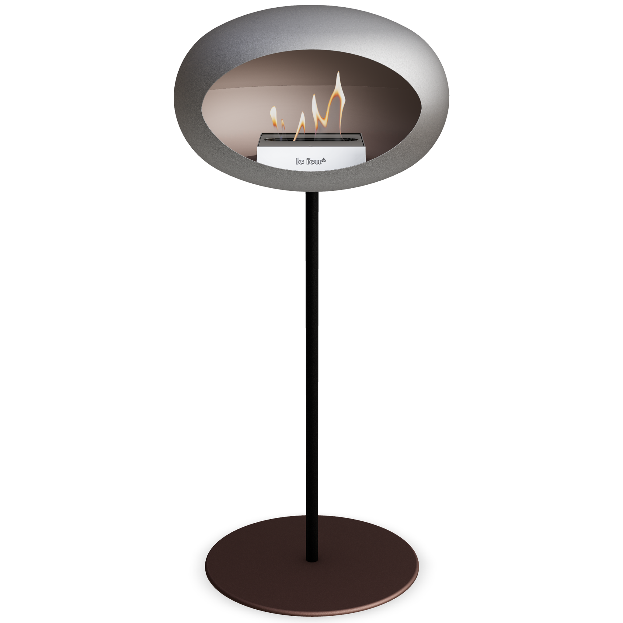 Ground Steel High Nickel Bio Fireplace