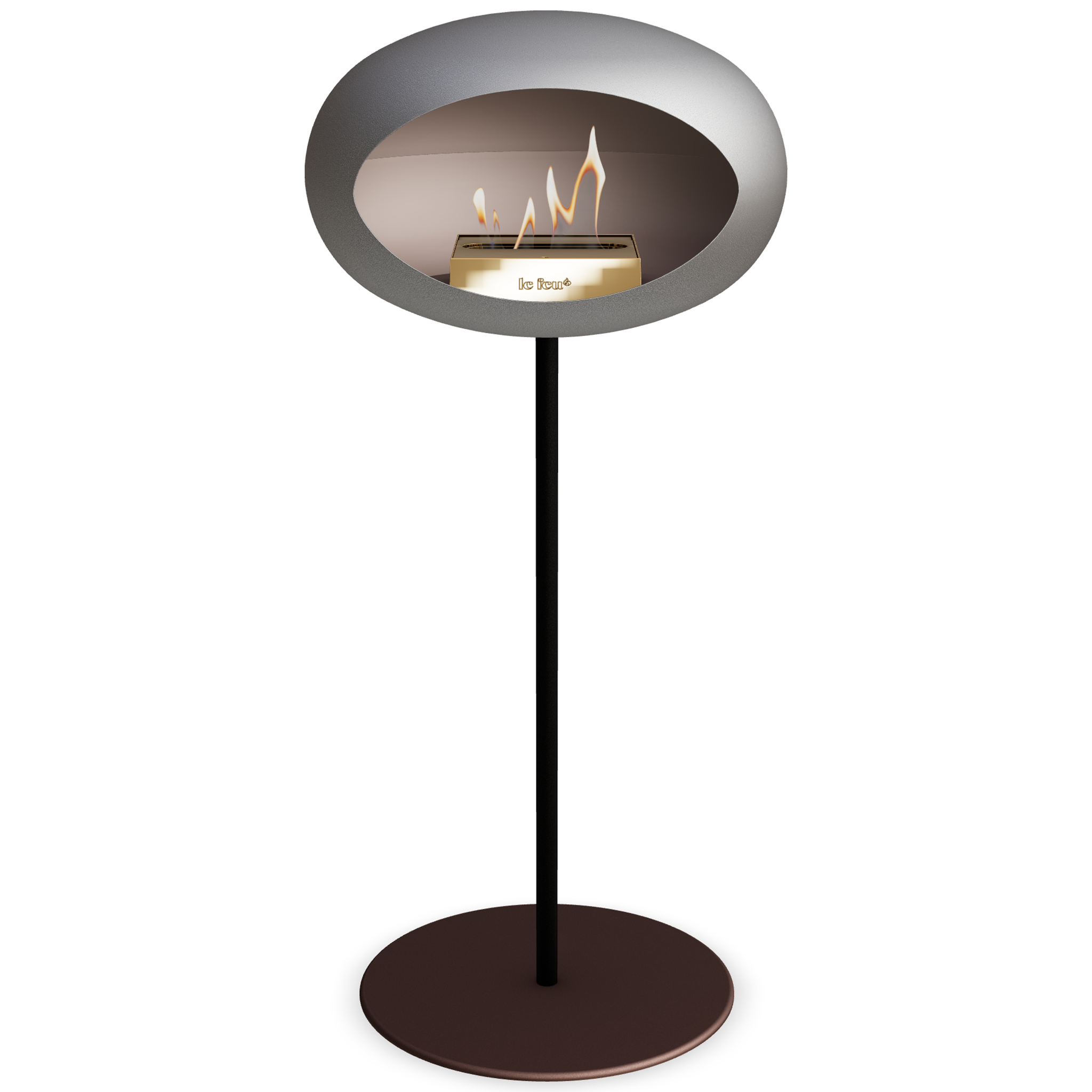 Ground Steel High Nickel Bio Fireplace