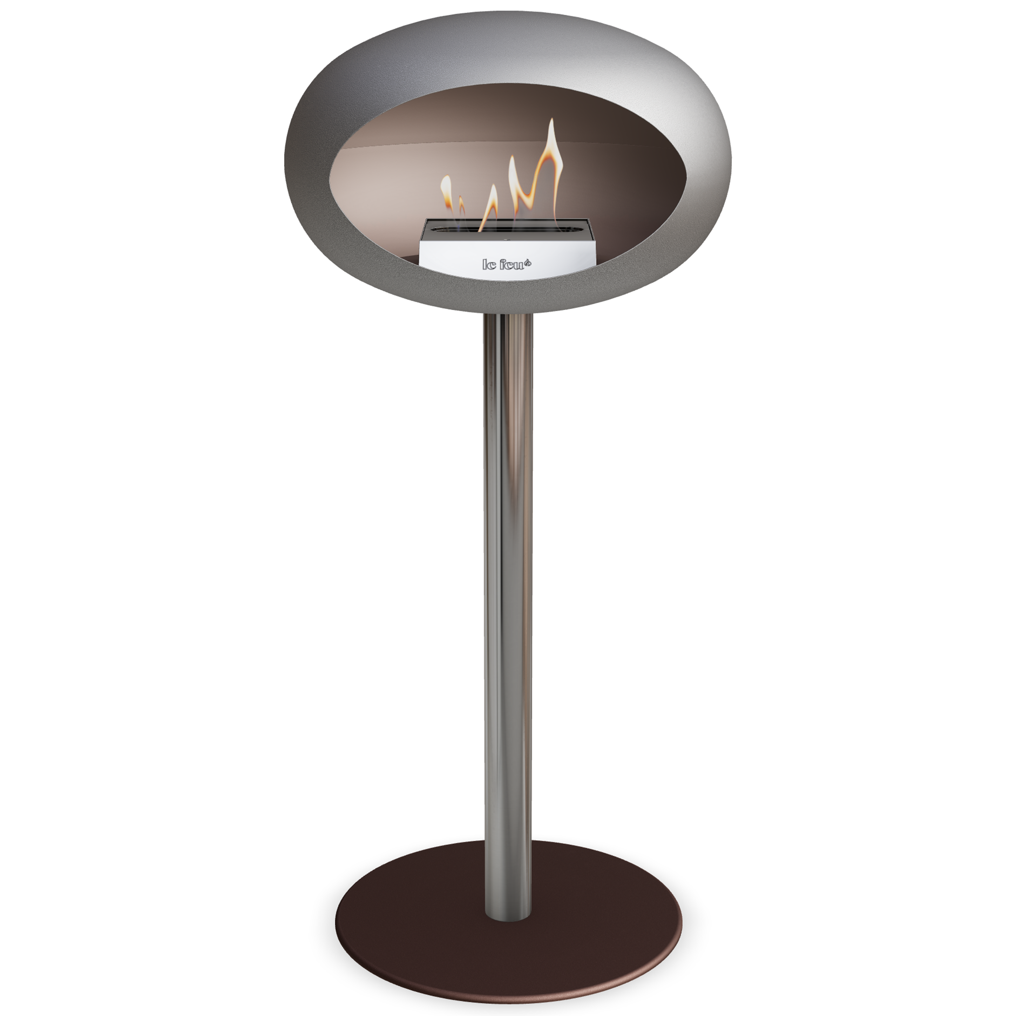 Ground Steel High Nickel Bio Fireplace