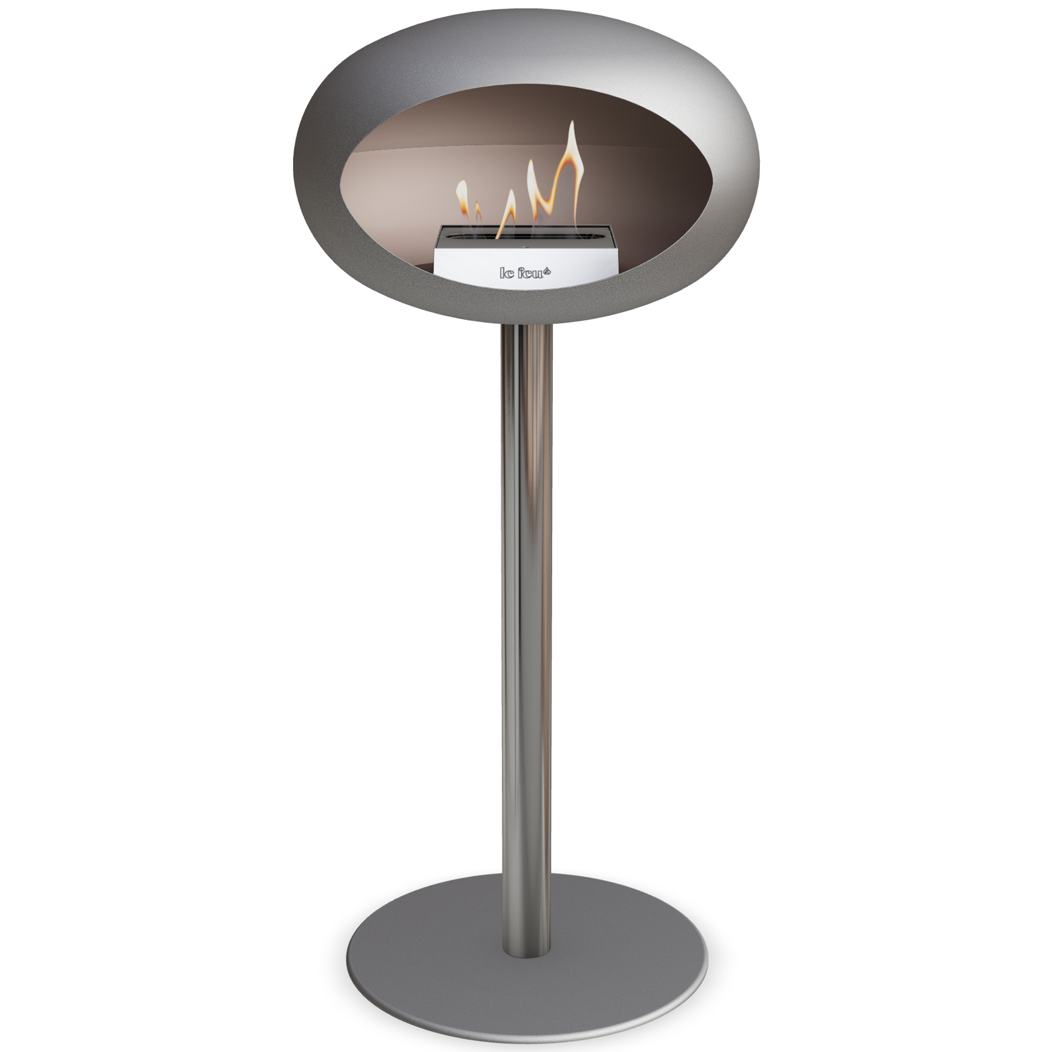 Ground Steel High Nickel Bio Fireplace