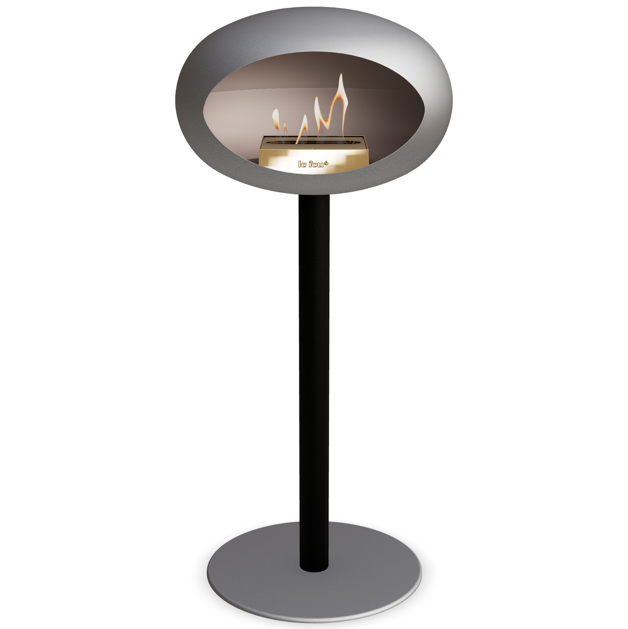 Ground Steel High Nickel Bio Fireplace