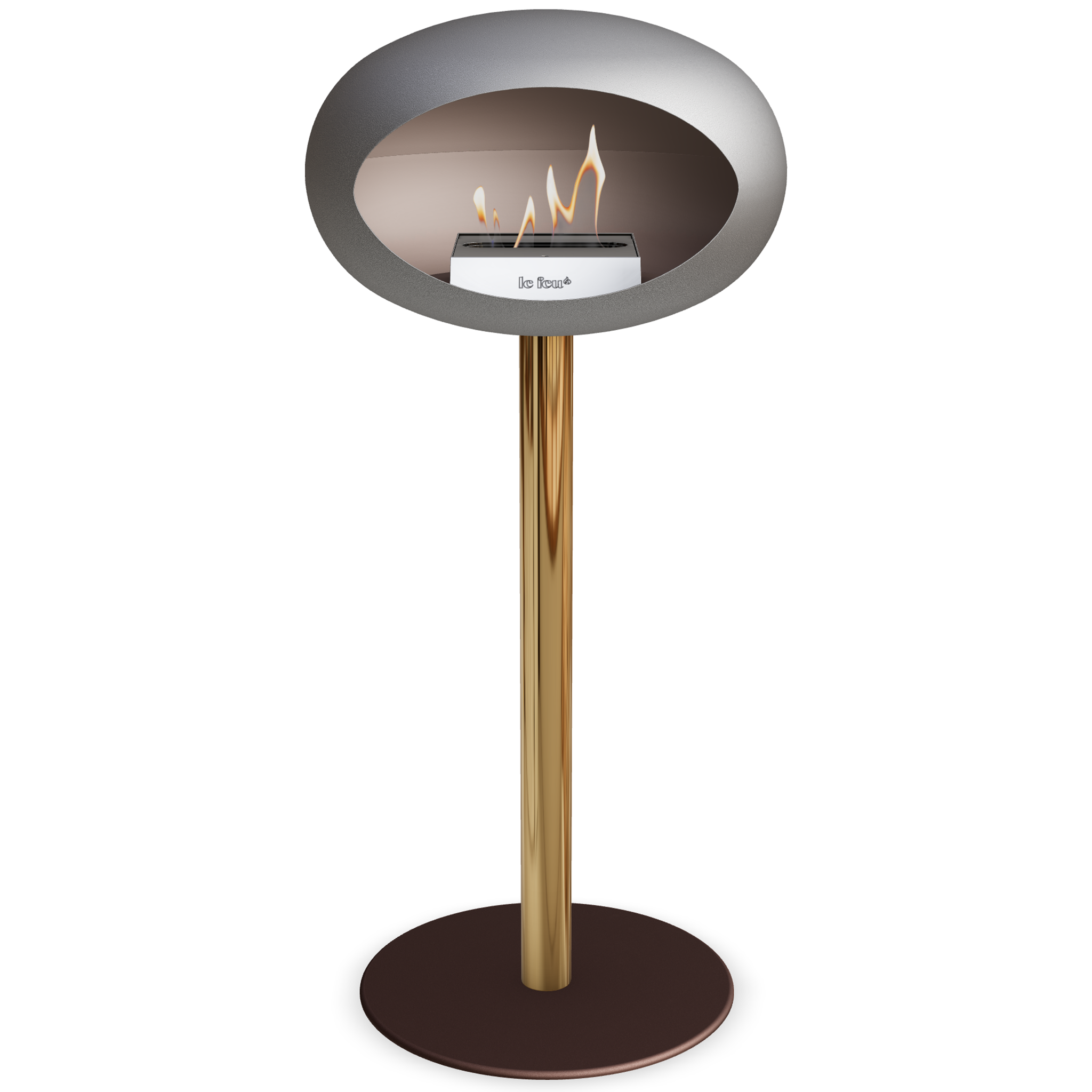 Ground Steel High Nickel Bio Fireplace