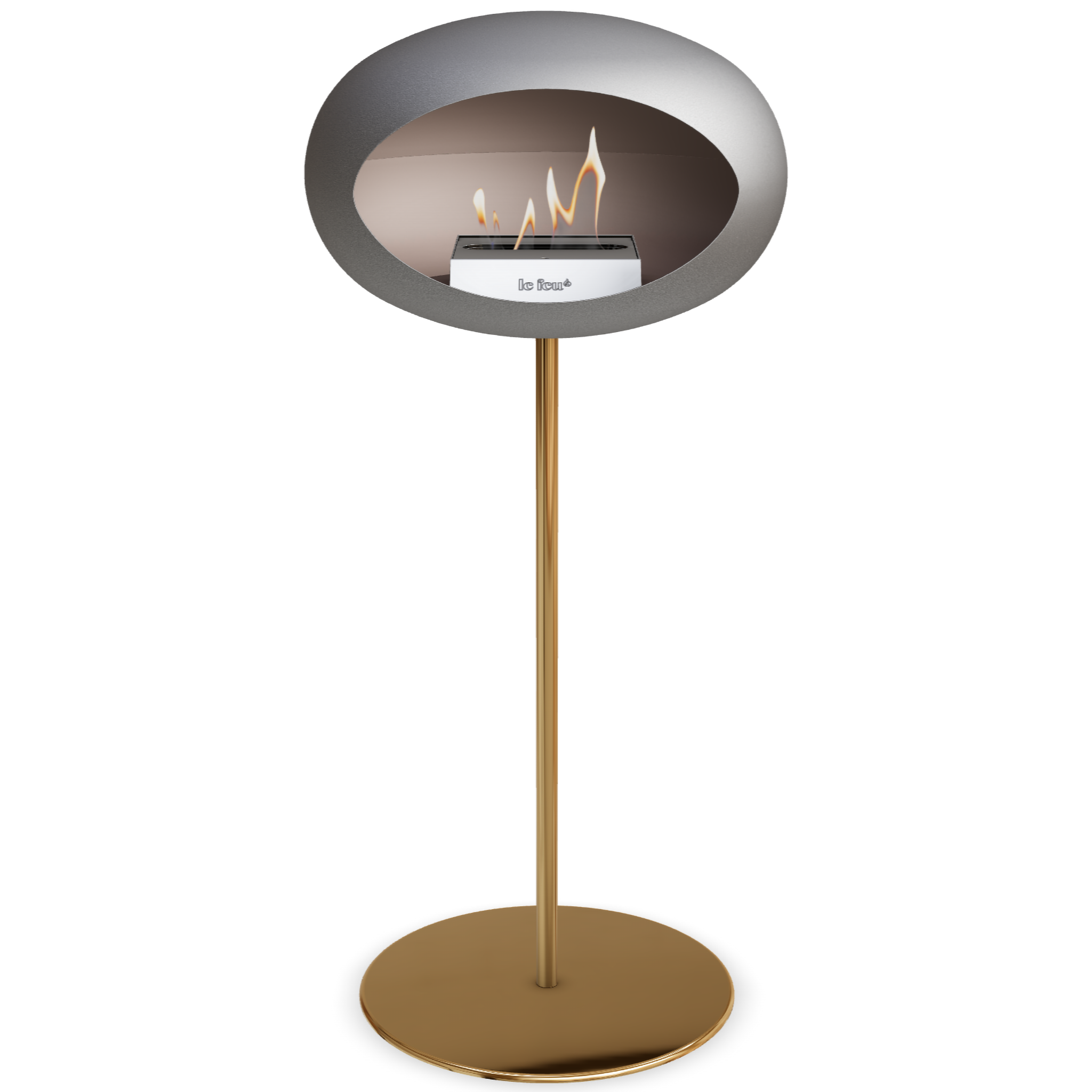Ground Steel High Nickel Bio Fireplace