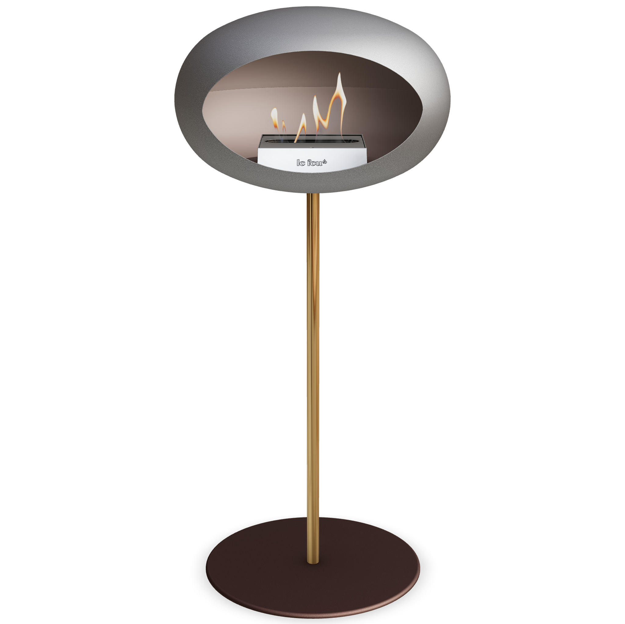 Ground Steel High Nickel Bio Fireplace