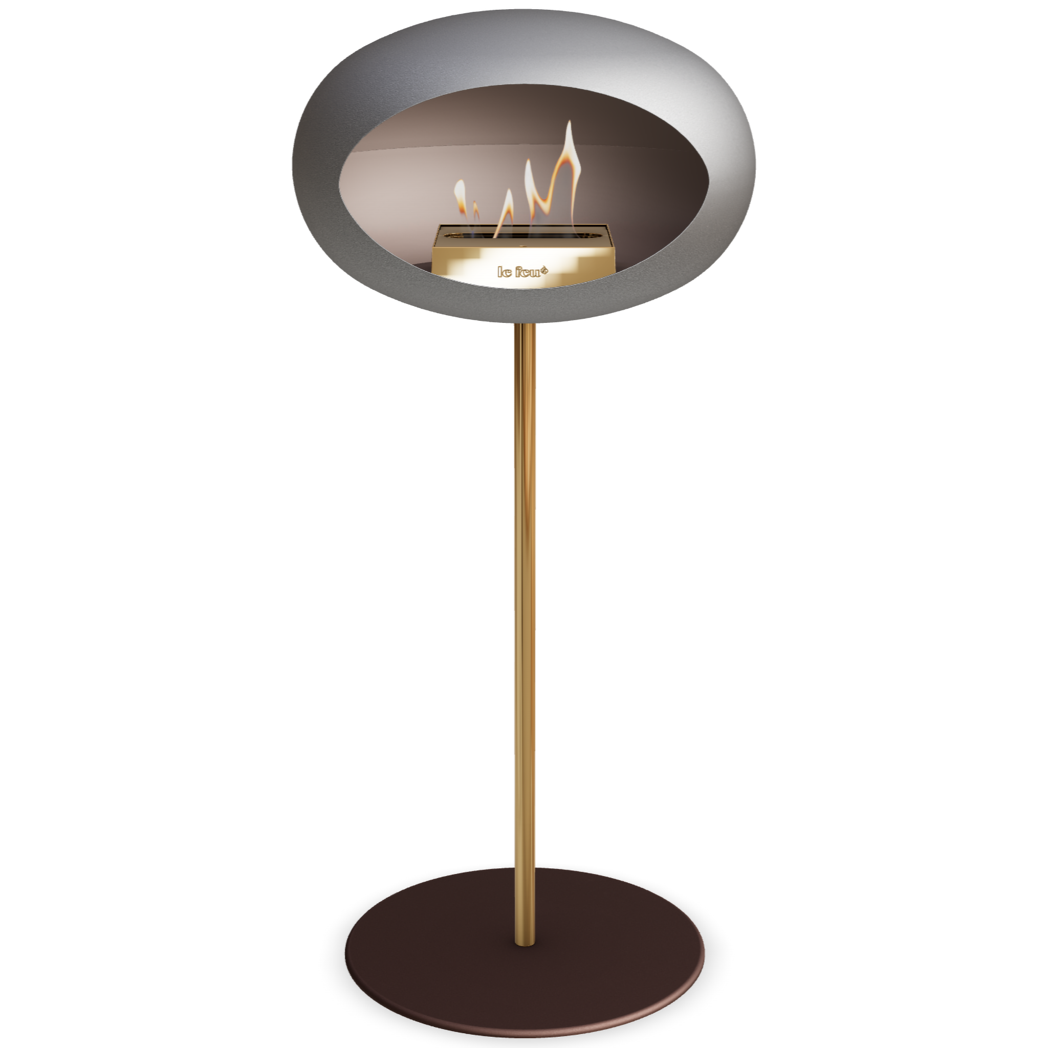 Ground Steel High Nickel Bio Fireplace