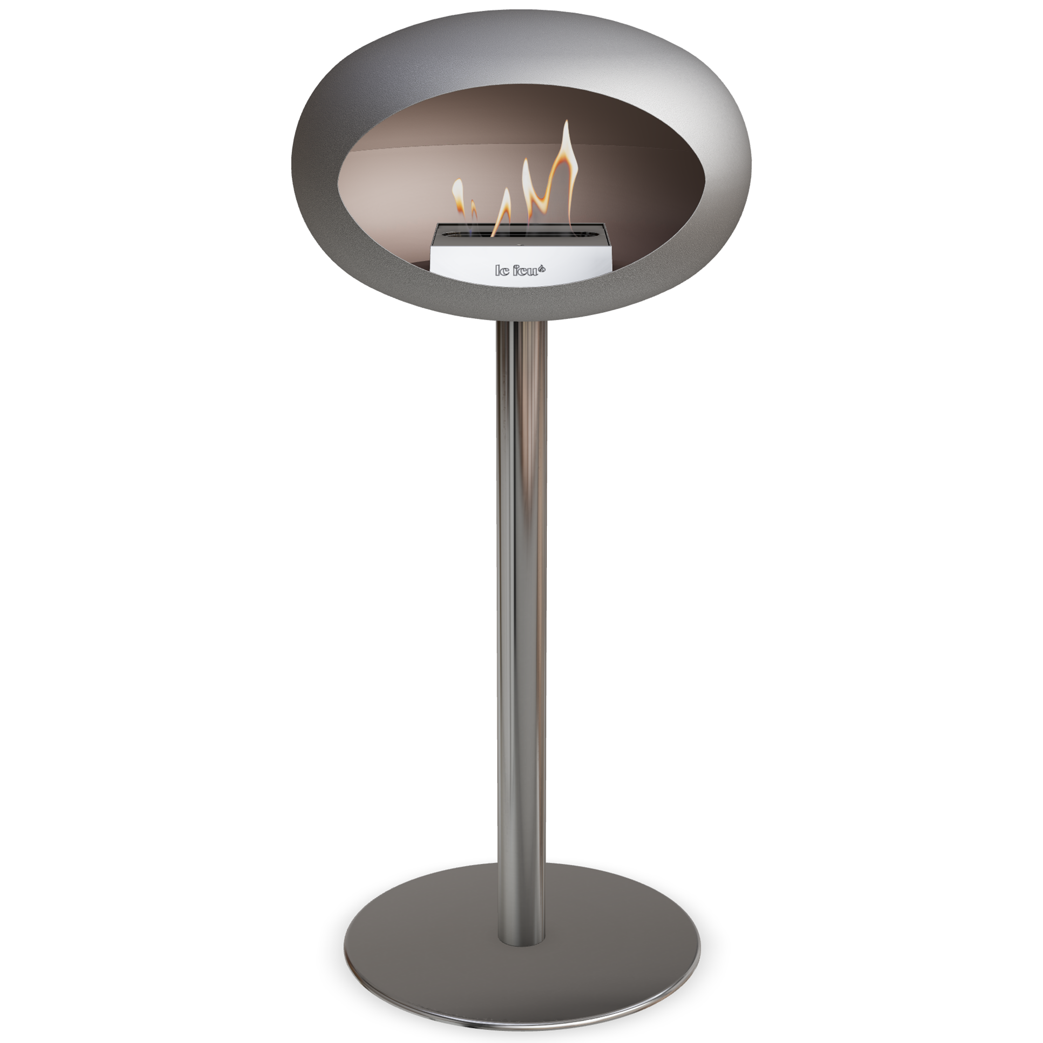 Ground Steel High Nickel Bio Fireplace