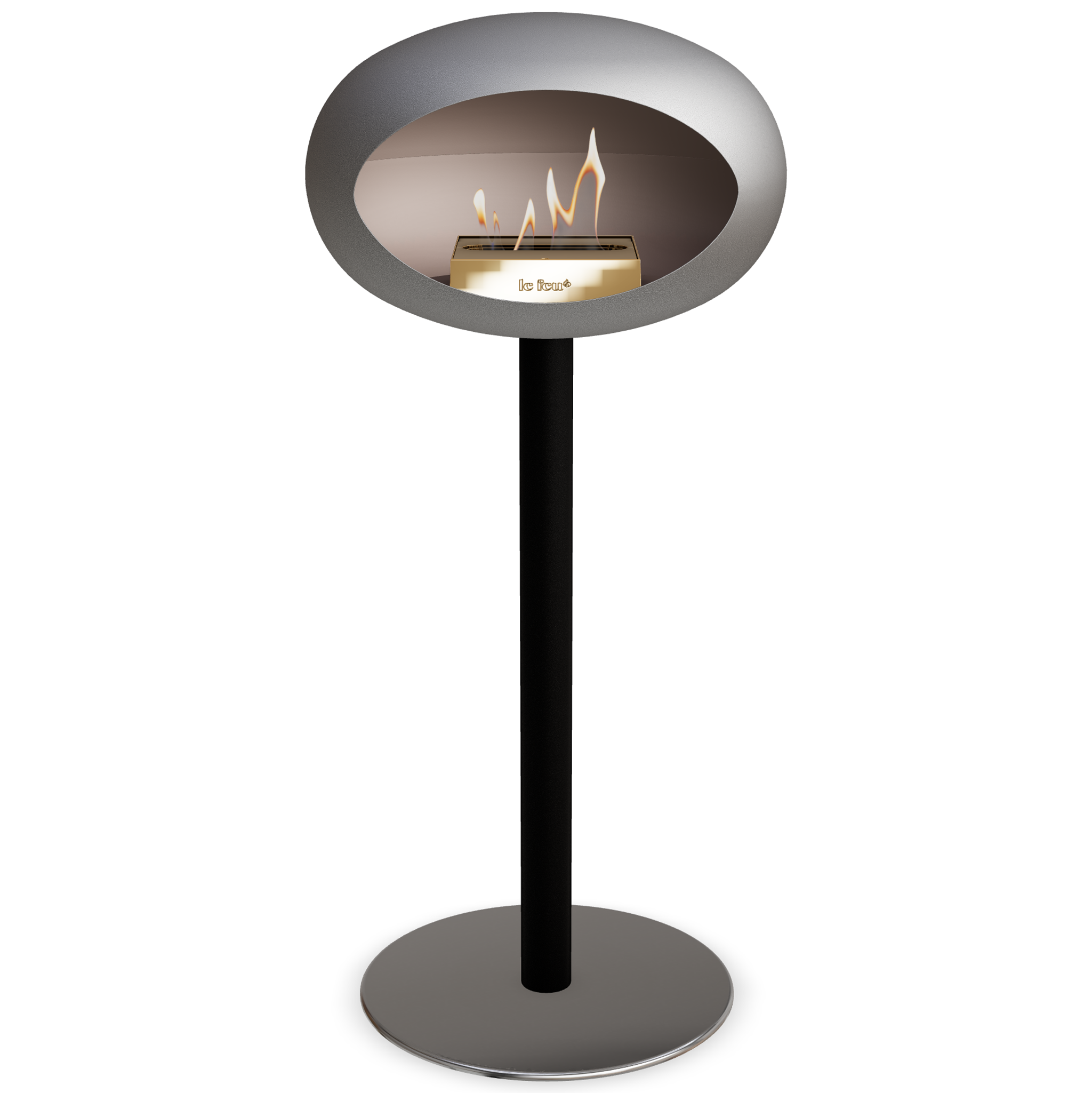 Ground Steel High Nickel Bio Fireplace