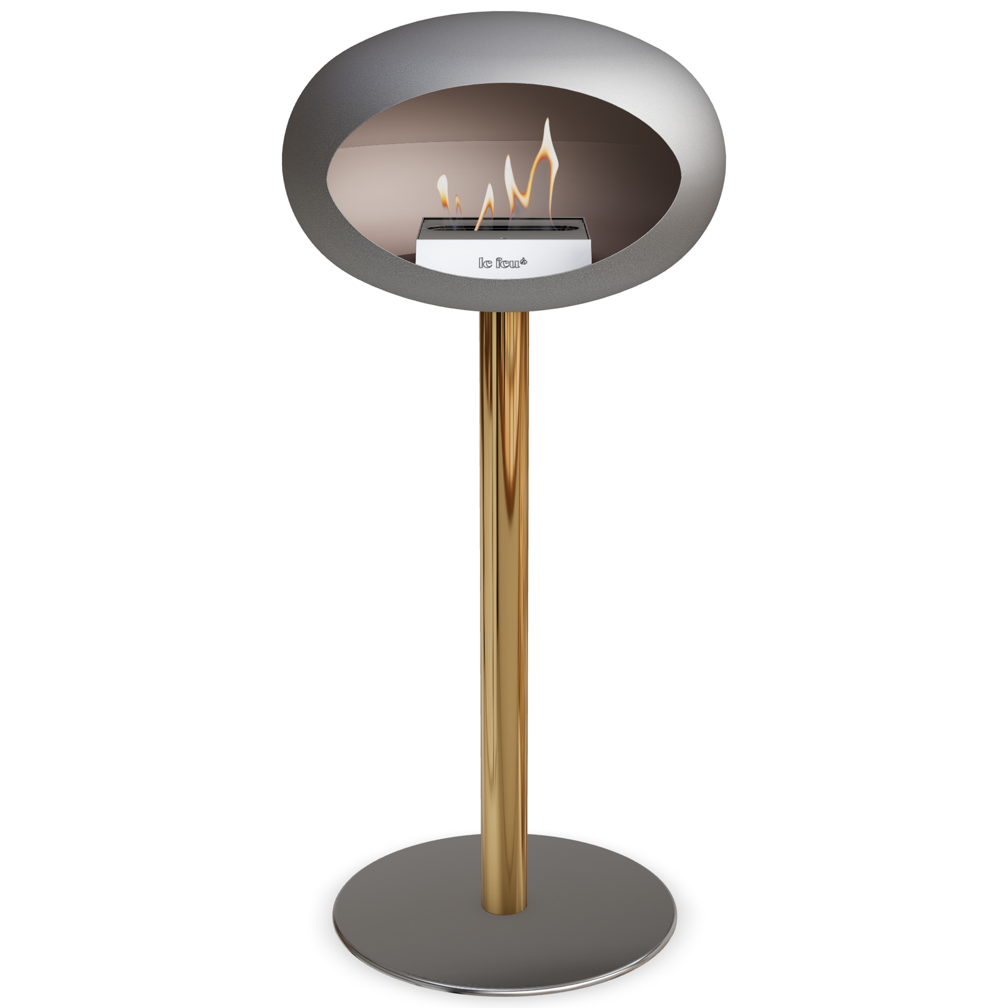 Ground Steel High Nickel Bio Fireplace